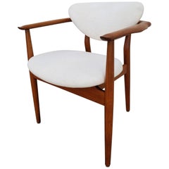 Finn Juhl Attributed NV55 Teak Armchair
