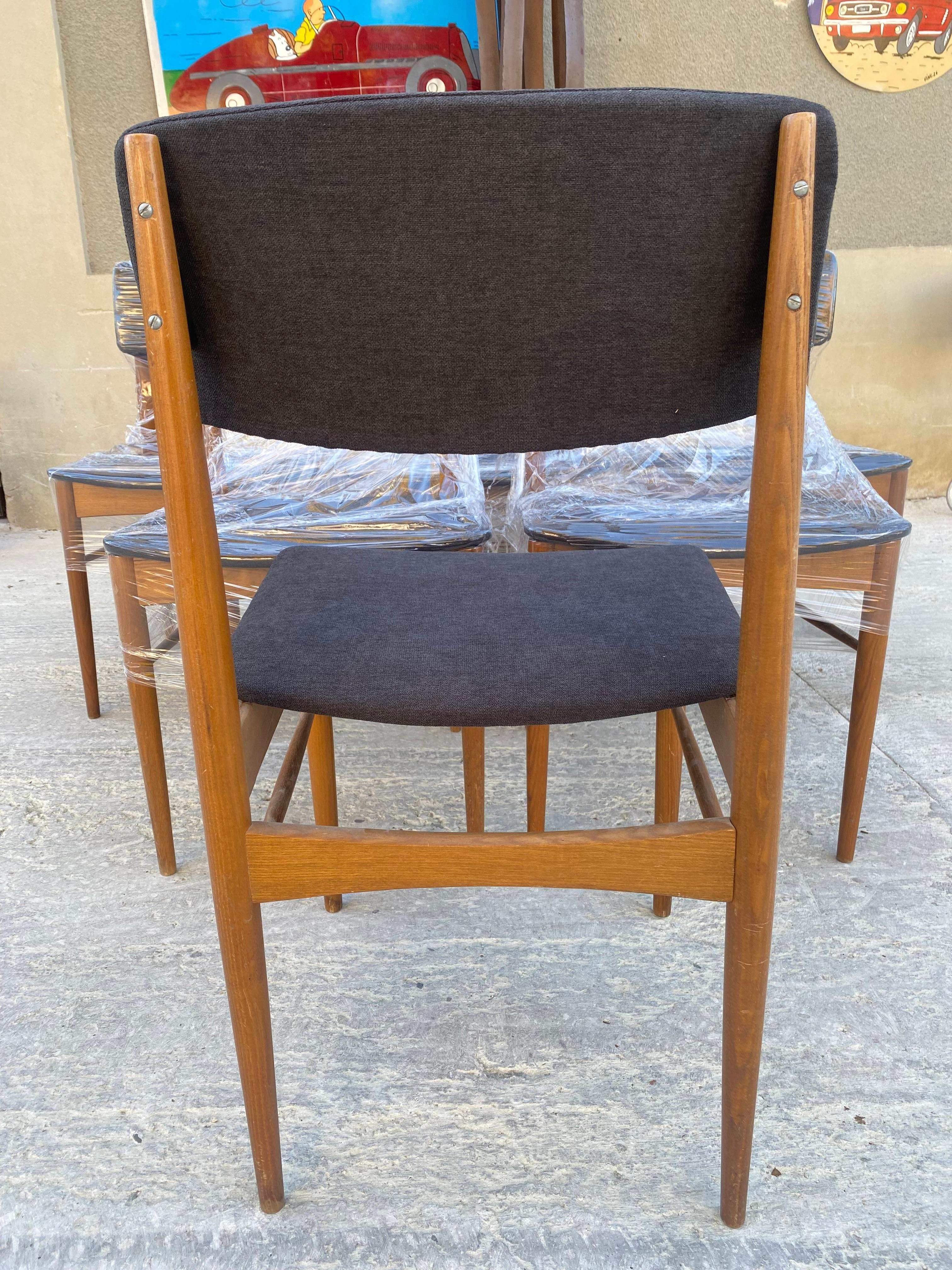 Finn Juhls (attribuito a) Design danese 6 sedie Mogano in vendita 1