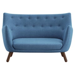 Finn Juhl Blue Poet Sofa by House of Finn Juhl