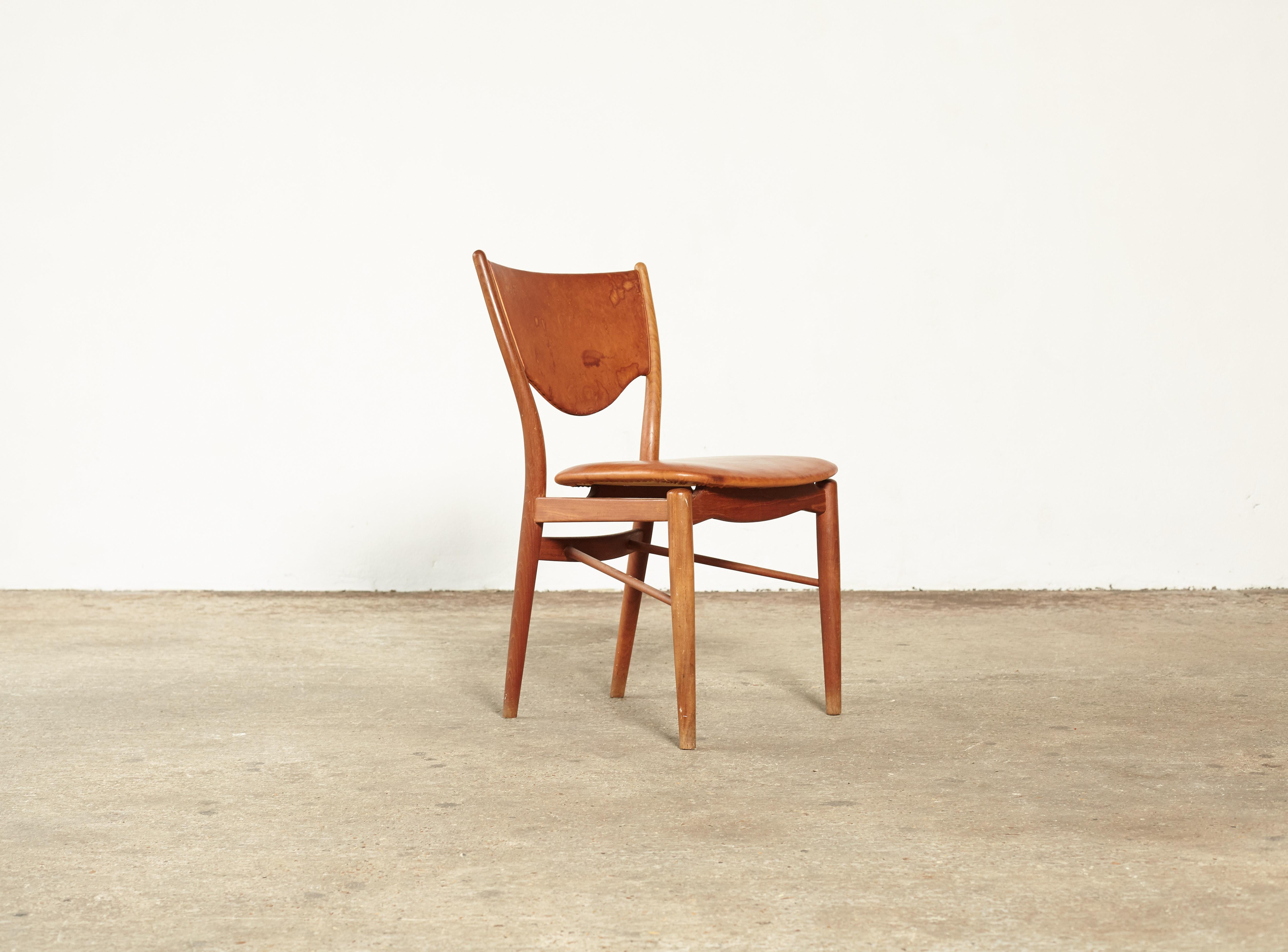 Danish Finn Juhl BO 63 (NV 64) Chair, Bovirke, Denmark, 1950s