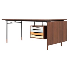 Rare 'Nyhavn' desk (model BO 69) in teak by Finn Juhl