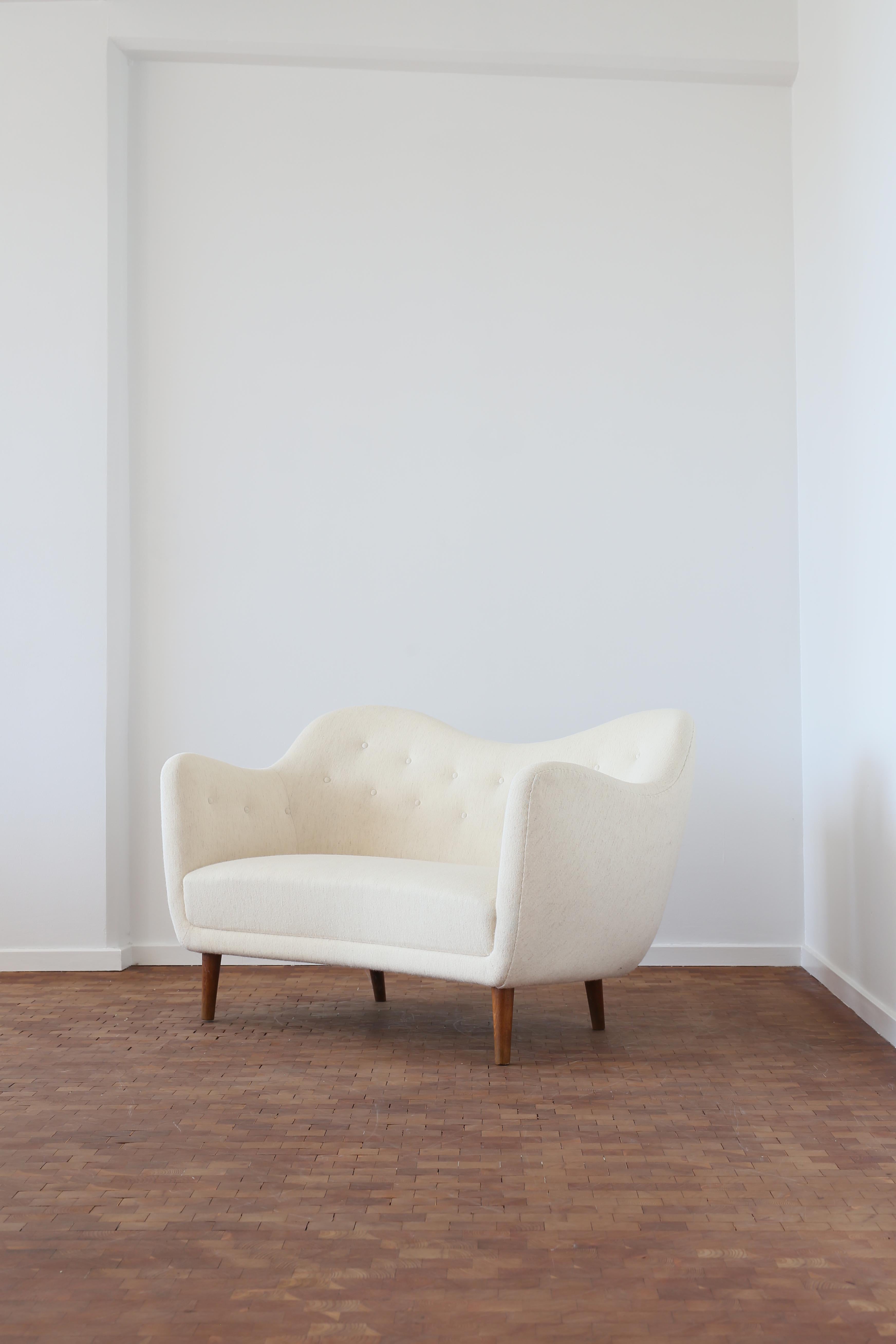 Scandinave moderne Sofa original Finn Juhl BO46 pour Bovirke, 1946 en vente