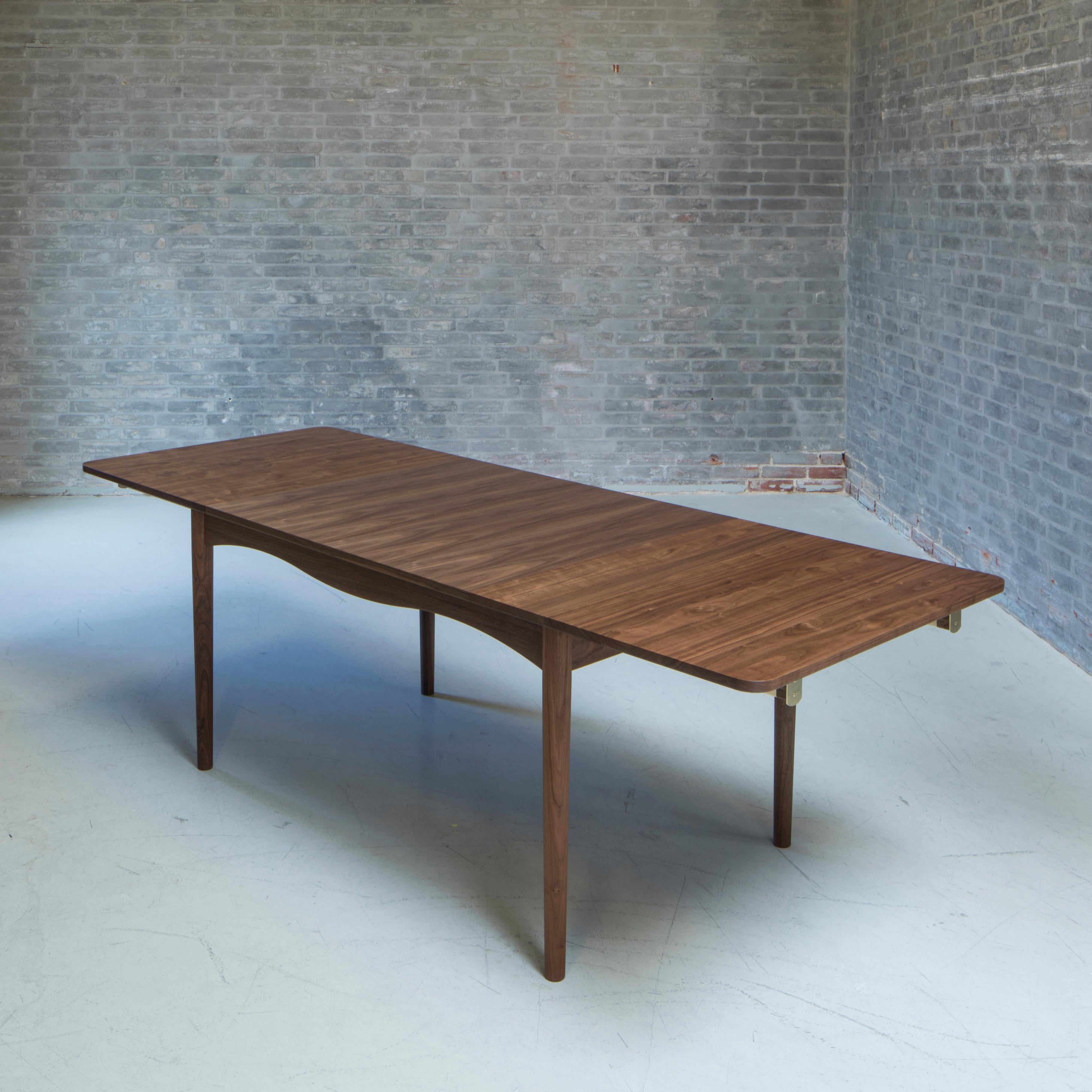 Table designed by Finn Juhl in 1948, relaunched in 2019.
Manufactured by House of Finn Juhl in Denmark.

The table, which House of Finn Juhl today has been given special permission to name the Bovirke Table, was presented at the exhibition 