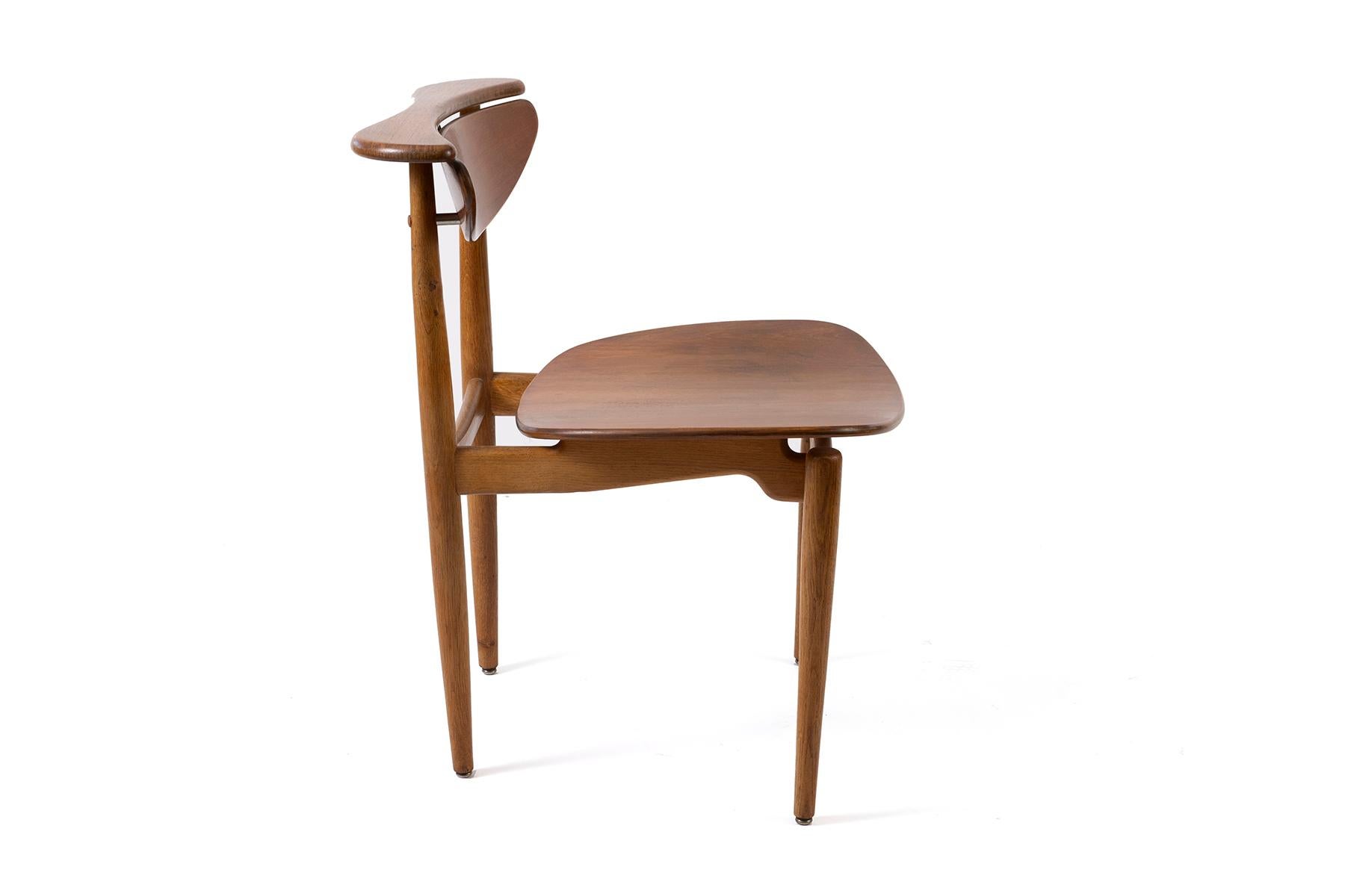 Mid-Century Modern Finn Juhl Bovirke Rare Mid Century Teak Chairs