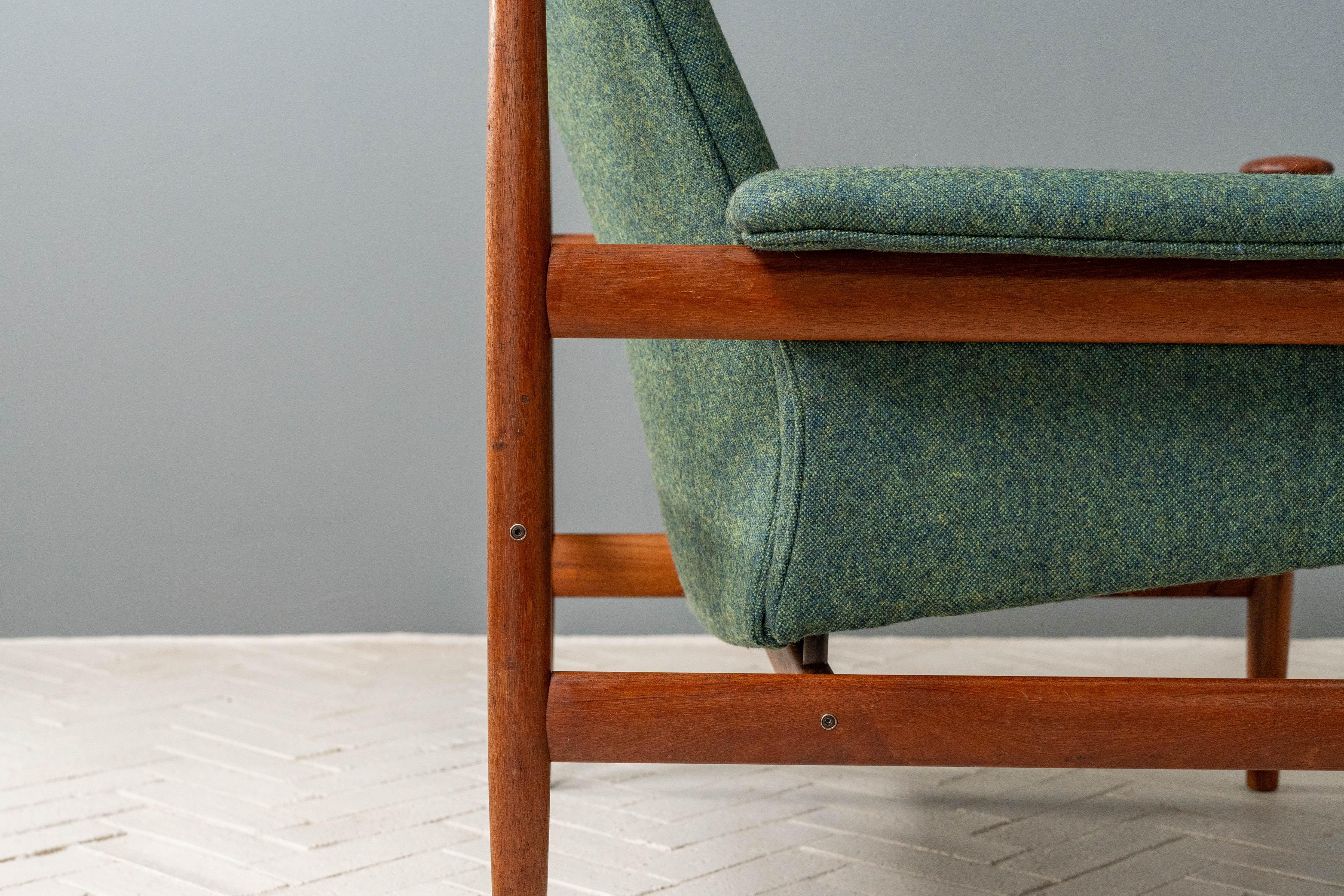 Finn Juhl Bwana Lounge Chair & Ottoman For Sale 1