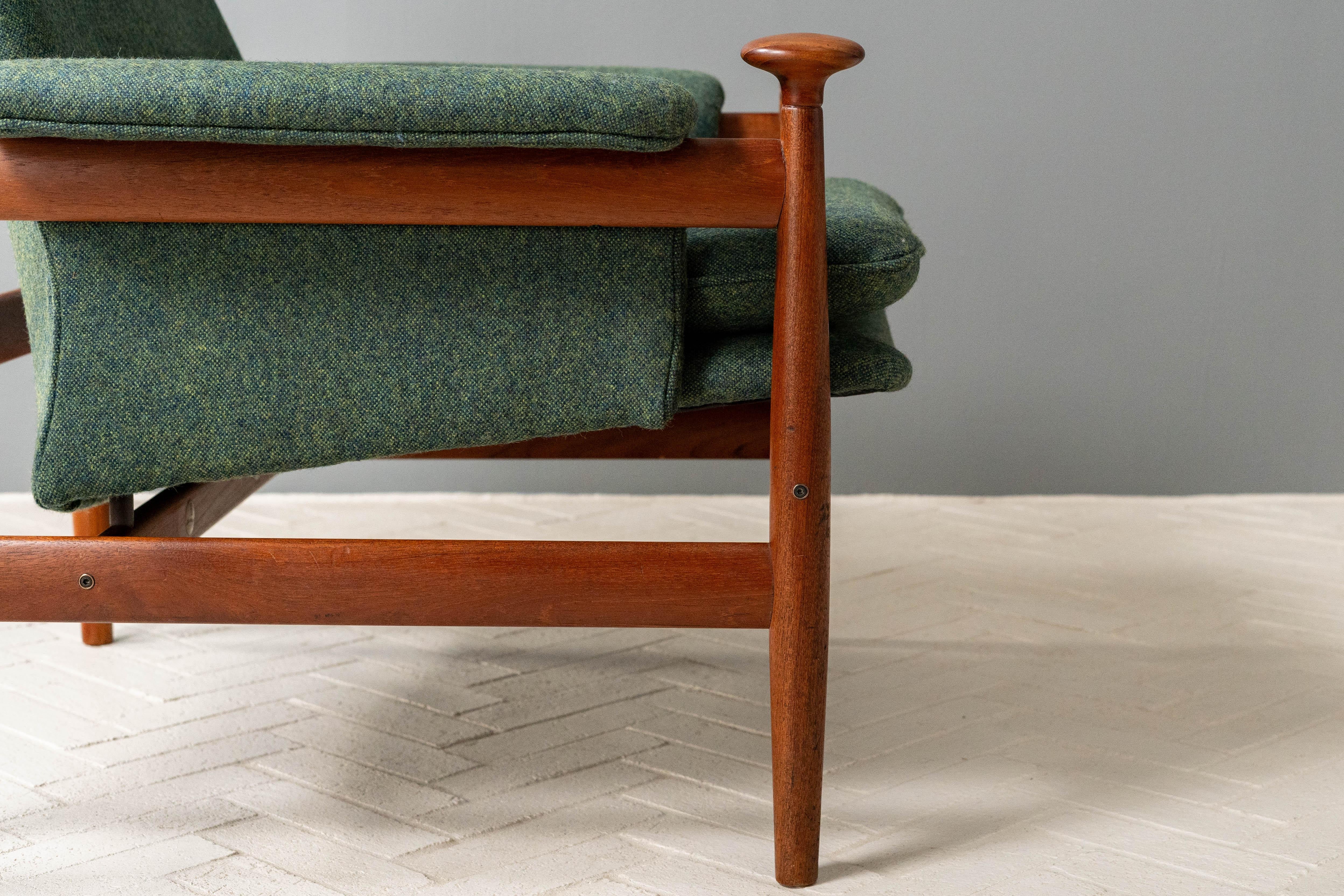 Finn Juhl Bwana Lounge Chair & Ottoman For Sale 2