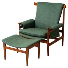 Finn Juhl Bwana Lounge Chair & Ottoman