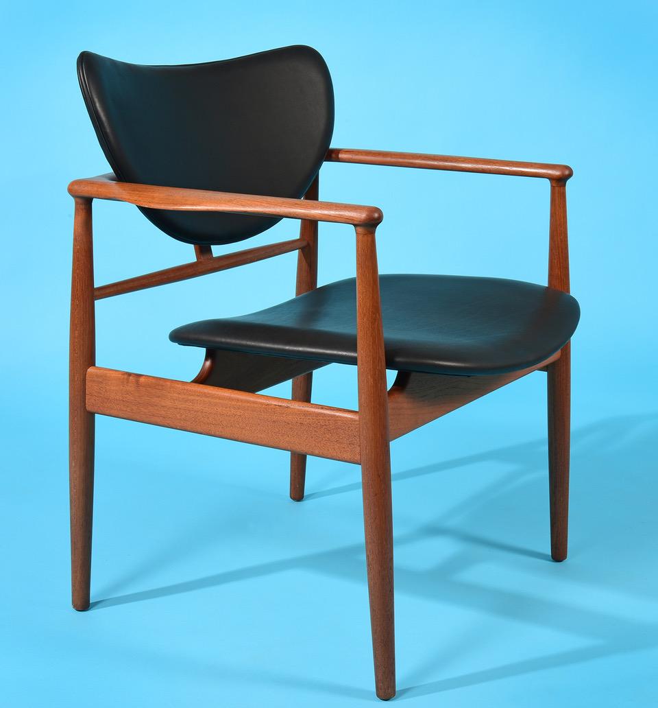 Finn Juhl by Niels Vodder, Pair of Armchairs, Model NV48 7
