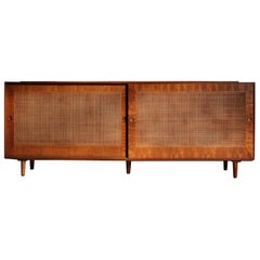Finn Juhl Cane Front Credenza for Baker, 1950s