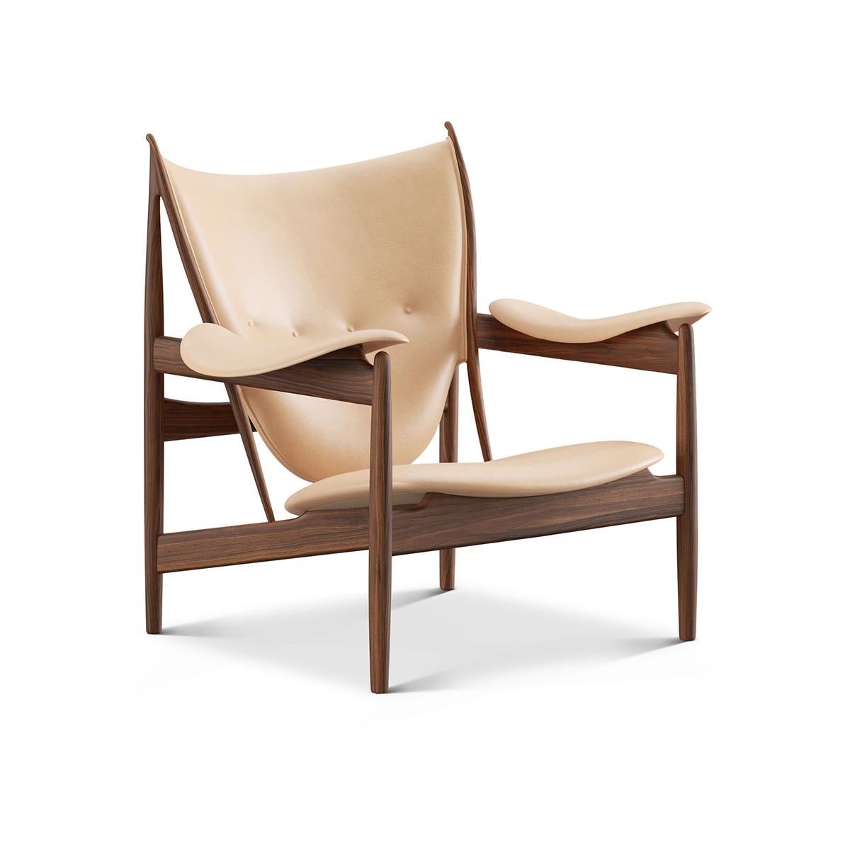 Finn Juhl Poltrona Chieftain Legno e pelle 3