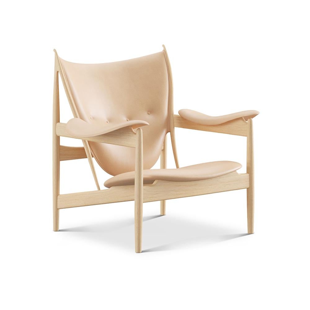 Pelle Finn Juhl Poltrona Chieftain Legno e pelle