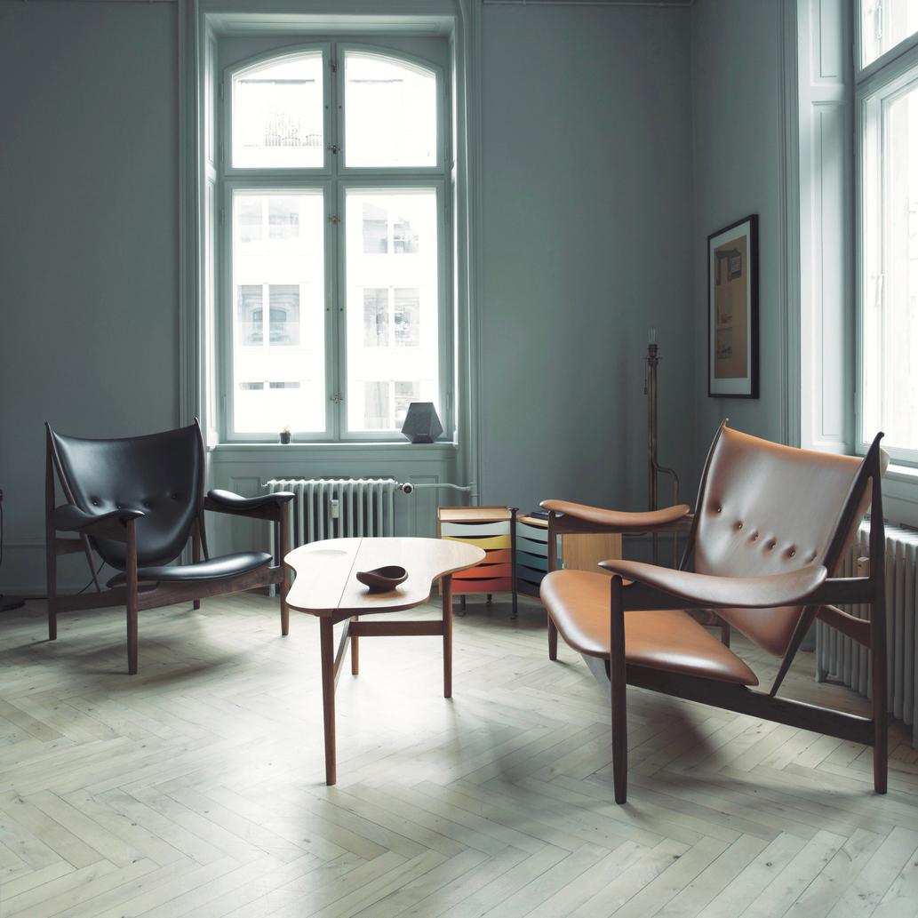 Finn Juhl Poltrona Chieftain Legno e pelle 2