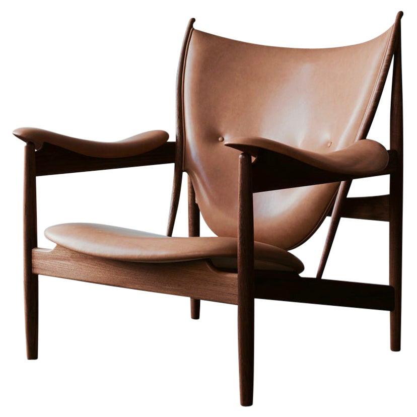 Finn Juhl Chieftain Armchair Wood and Leather For Sale at 1stDibs
