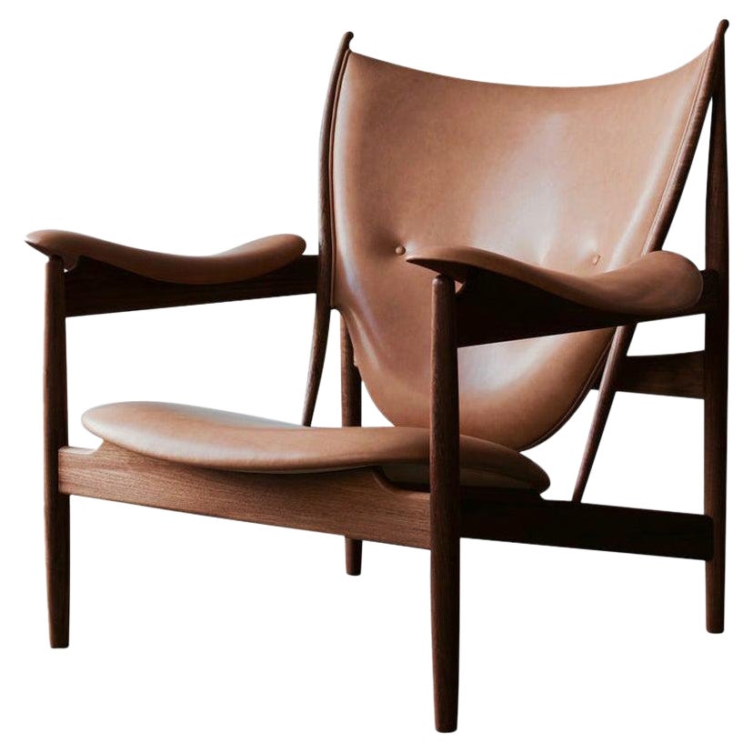 Finn Juhl Poltrona Chieftain Legno e pelle