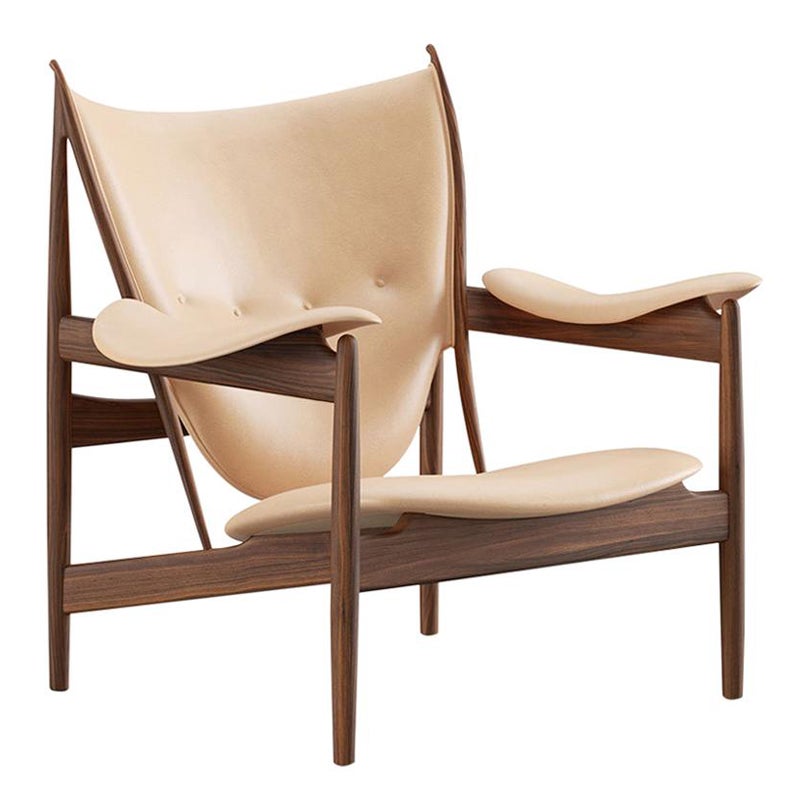 Finn Juhl Poltrona Chieftain Legno e pelle