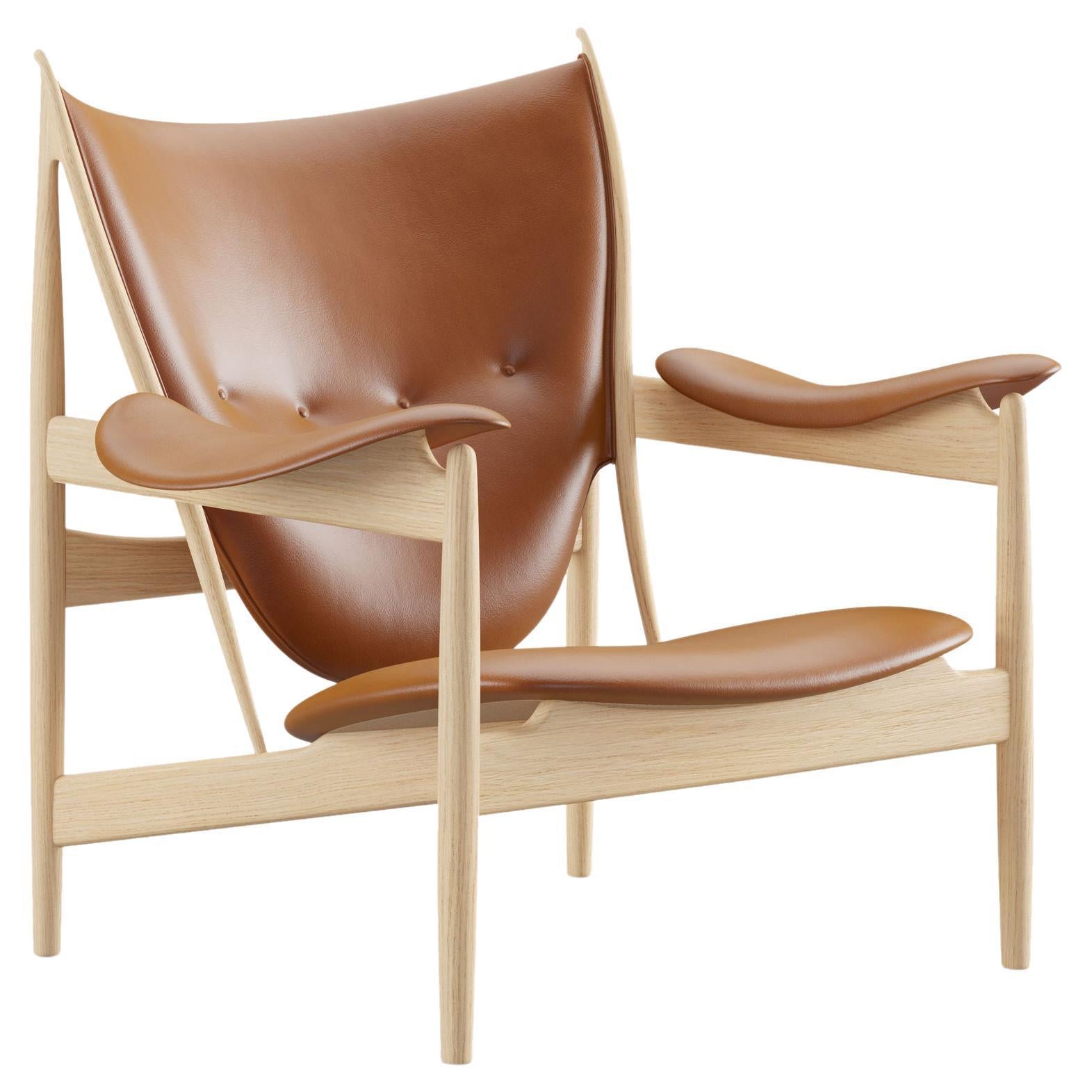Finn Juhl Poltrona Chieftain Legno e pelle