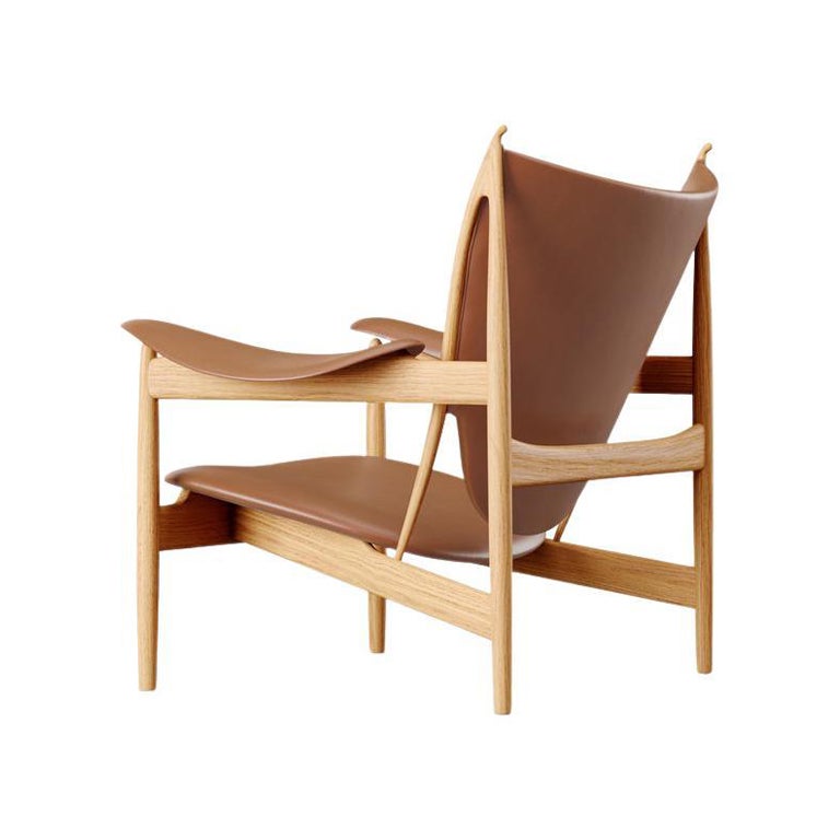 Finn Juhl Poltrona Chieftain Legno e pelle