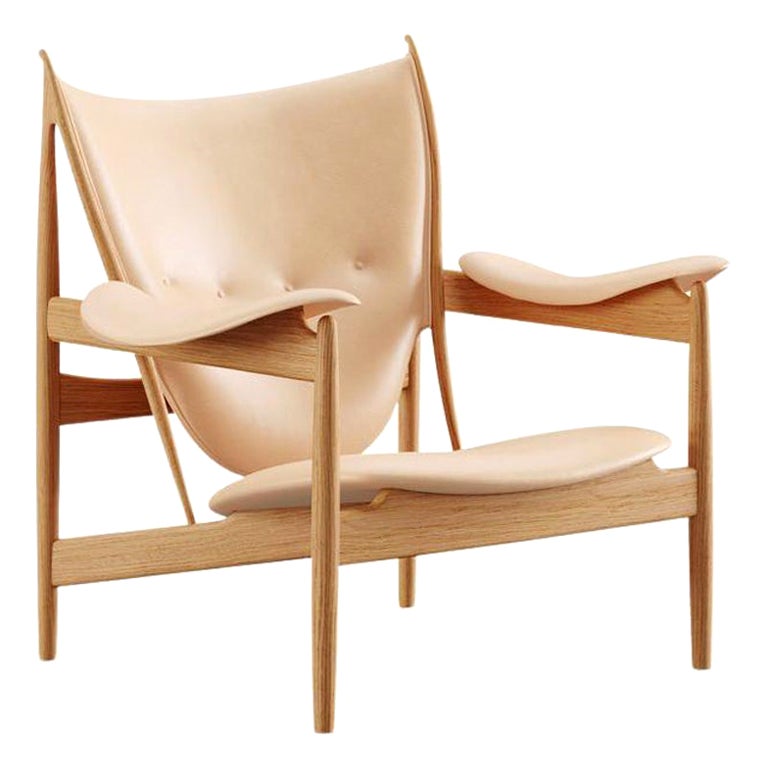 Finn Juhl Poltrona Chieftain Legno e pelle