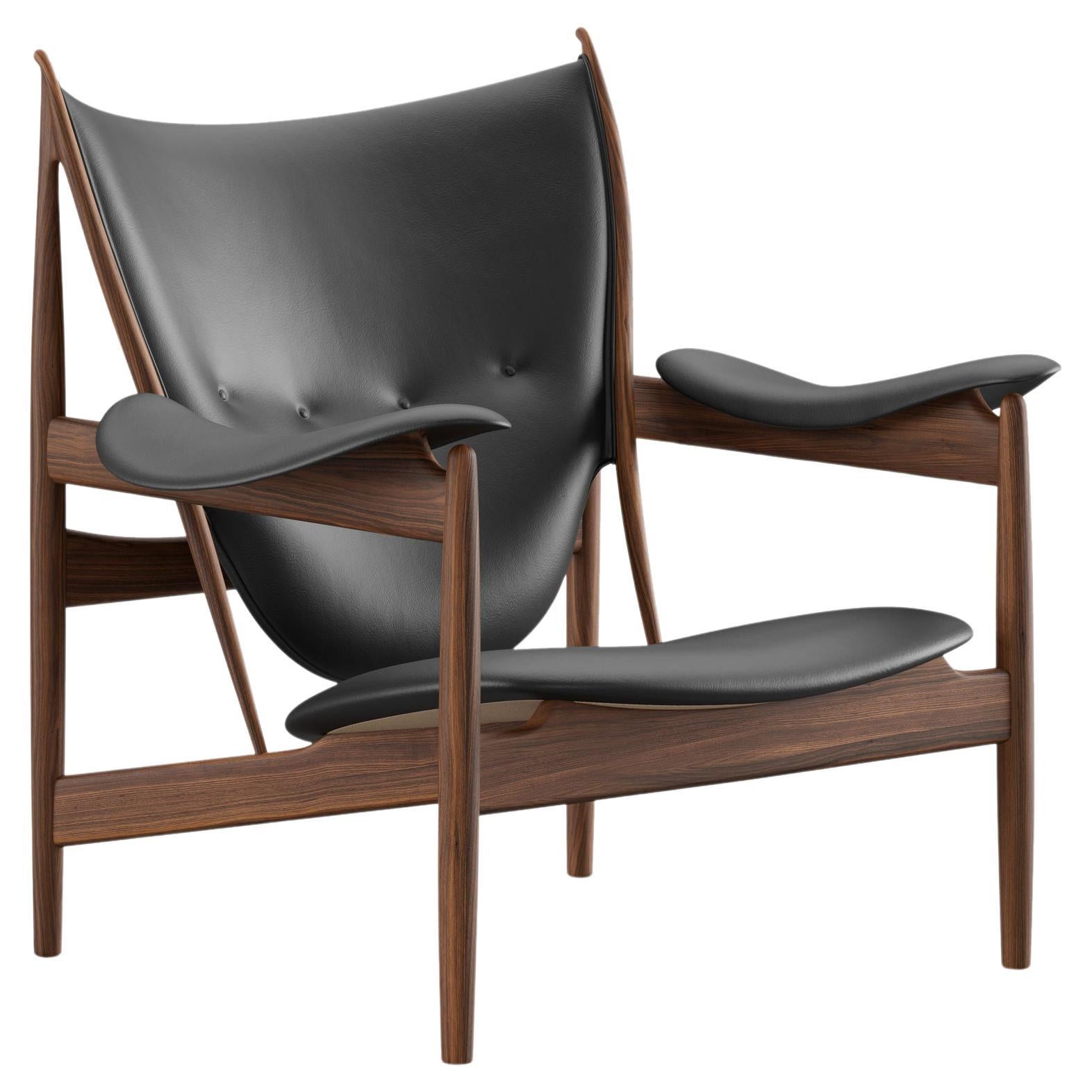 Finn Juhl Poltrona Chieftain Legno e pelle