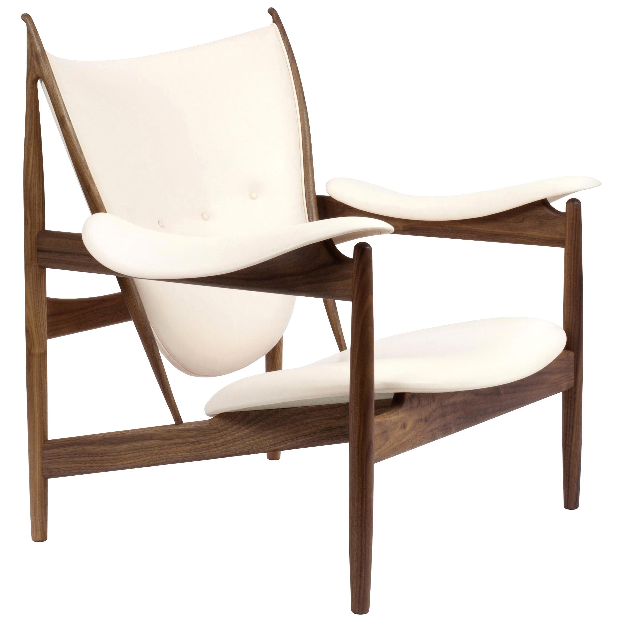 Finn Juhl Chieftain Armchair, Wood and Leather