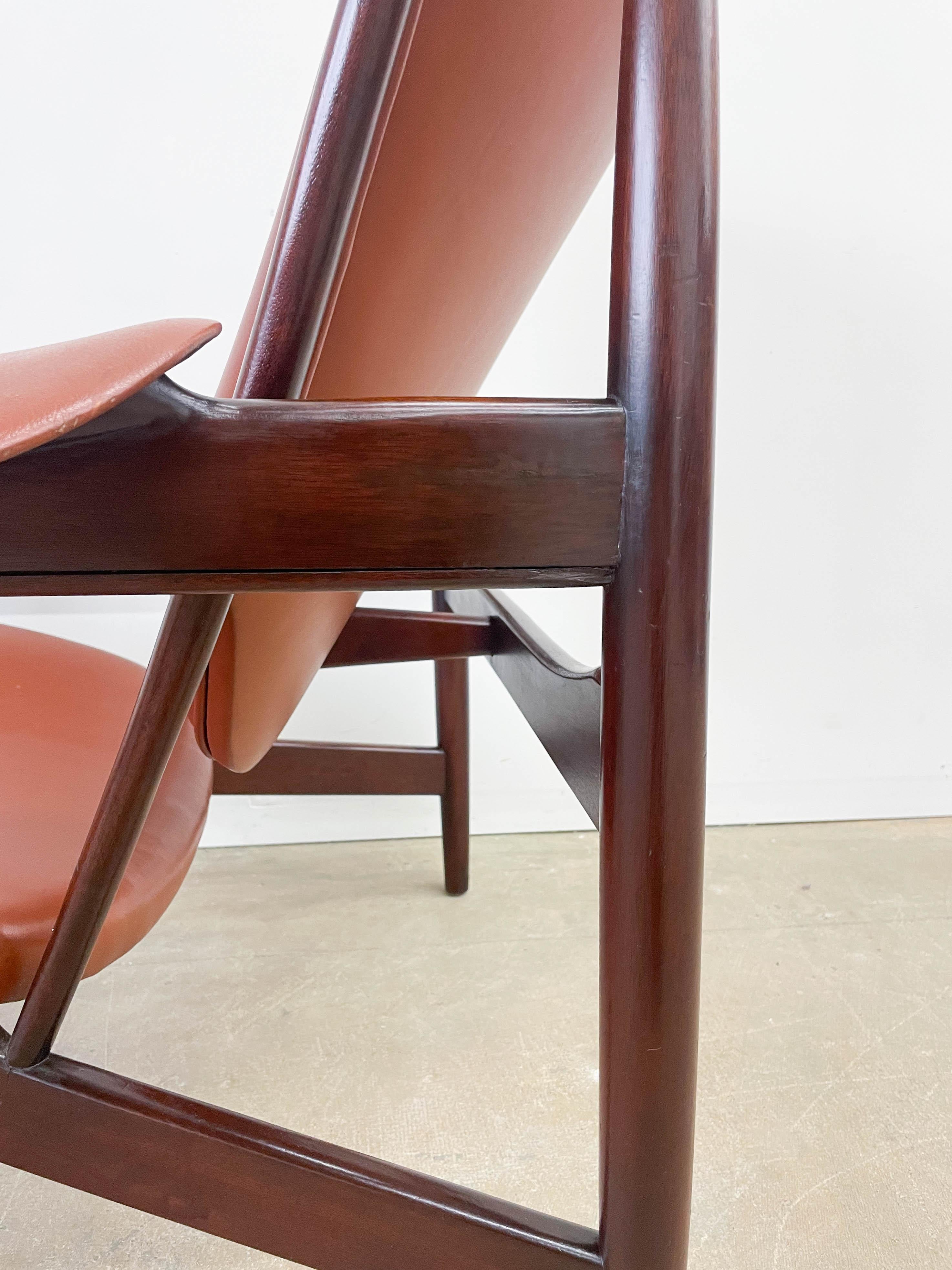 Leather Finn Juhl Chieftain Chair by Interior Crafts