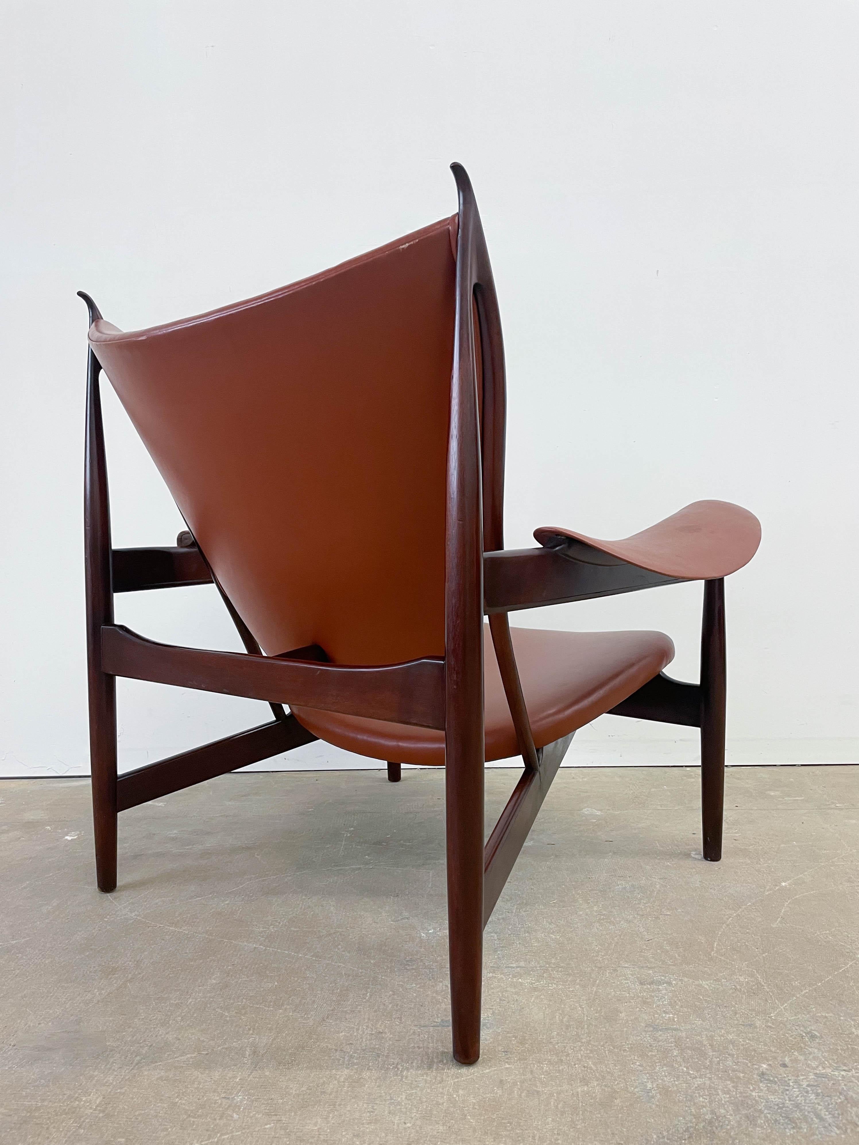 Mid-Century Modern Finn Juhl Chieftain Chair by Interior Crafts