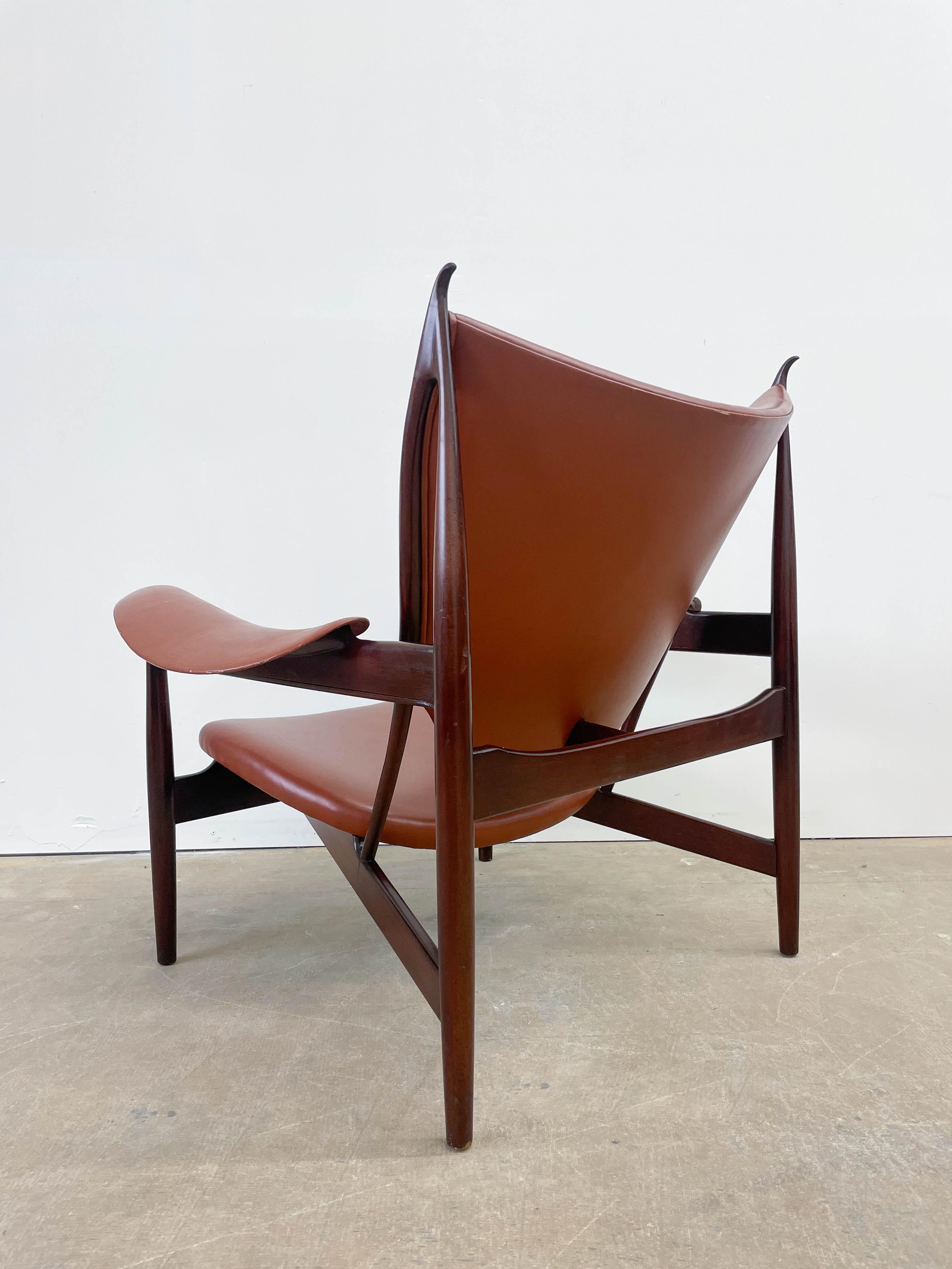 Finn Juhl Chieftain Chair by Interior Crafts In Good Condition In Kalamazoo, MI