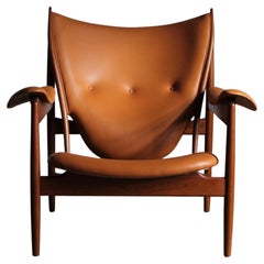 Finn Juhl "Chieftan" Chair by Niels Roth Andersen in Teak & Cognac Leather