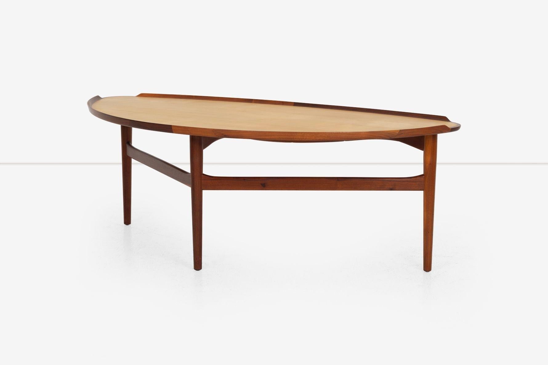 Finn Juhl Couchtisch für Baker Furniture, Dänemark / USA, 1951 im Angebot 3