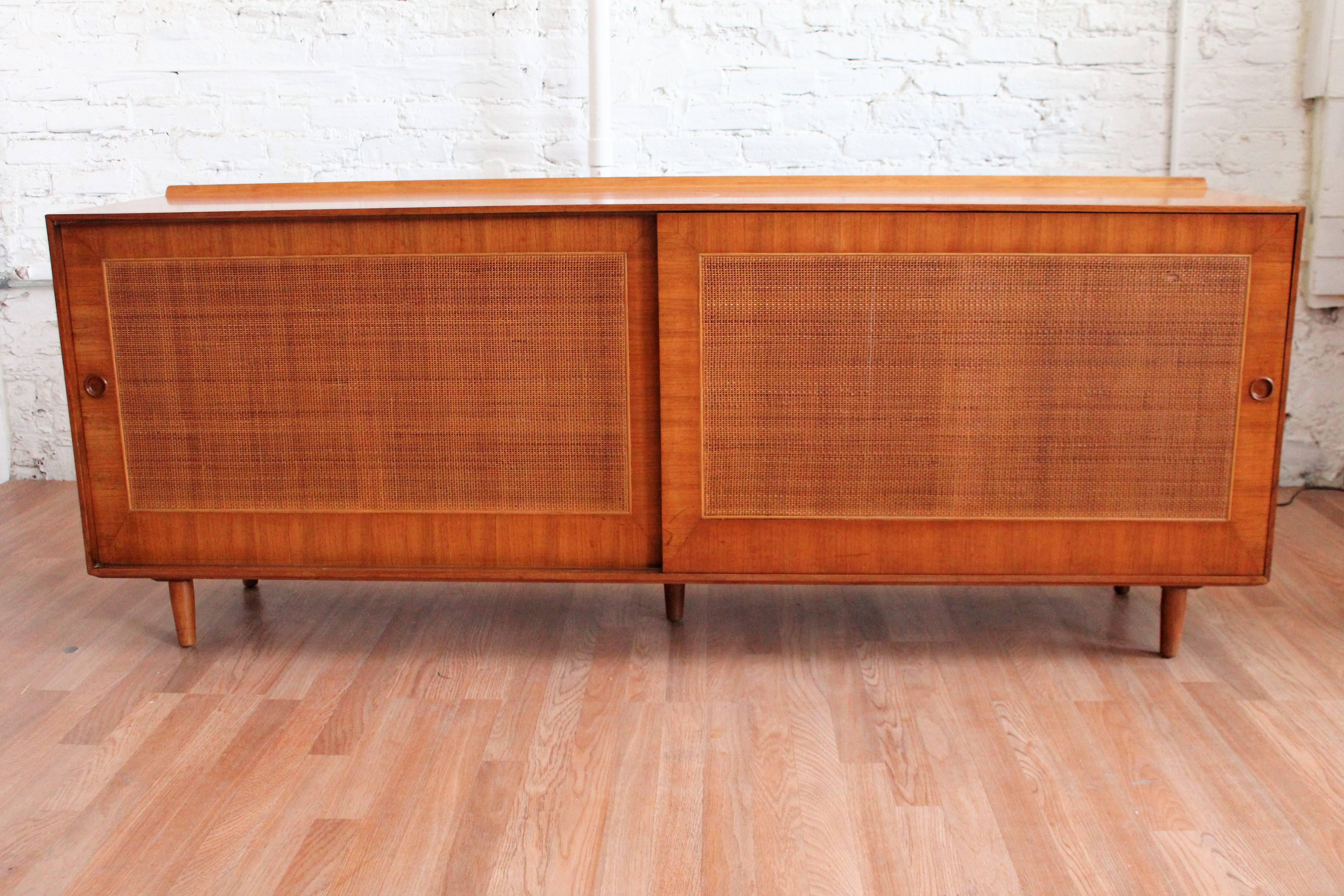 Walnut Finn Juhl Credenza For Sale