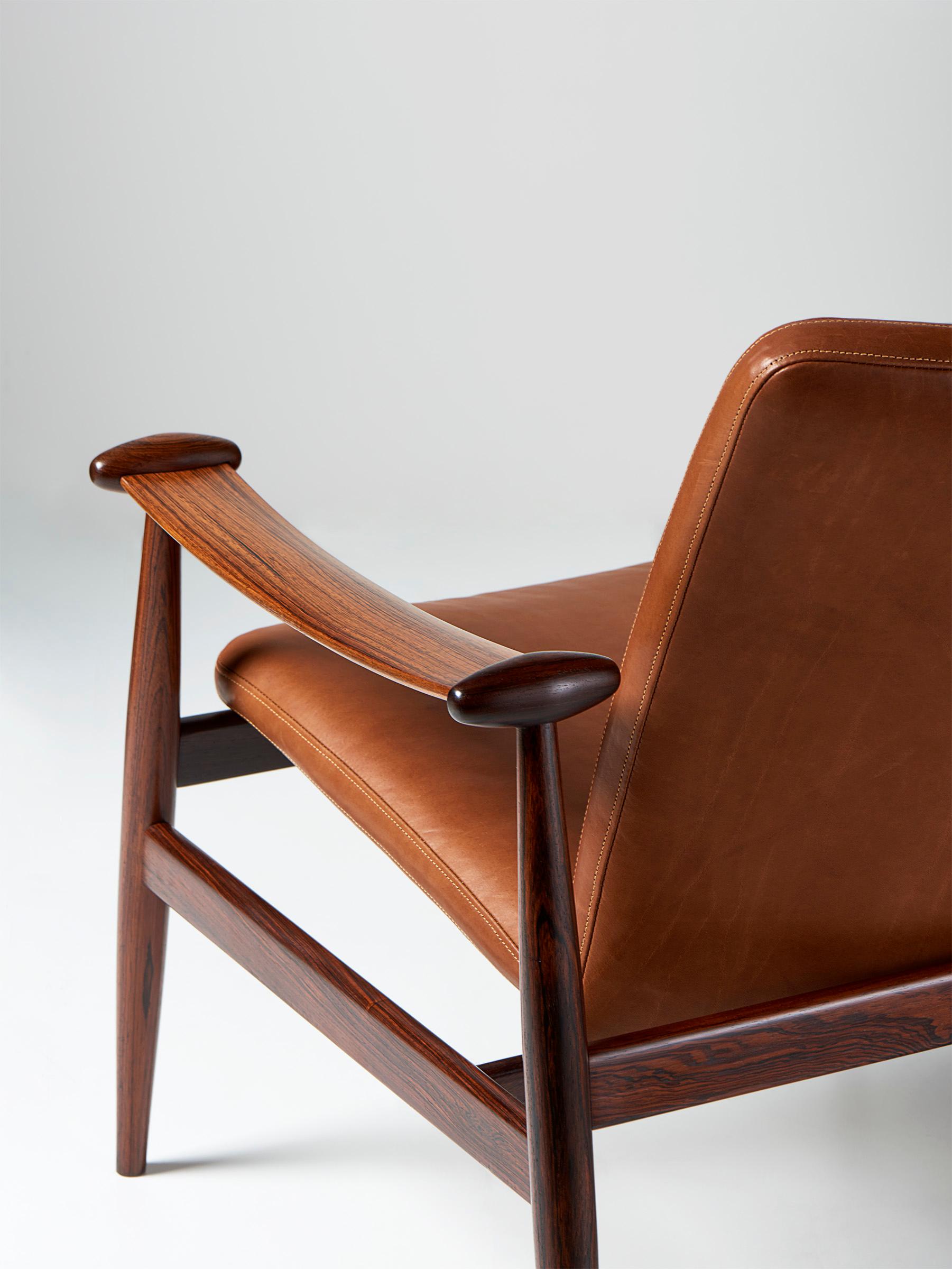 Finn Juhl Danish Rosewood Spade Chair, circa 1960s In Excellent Condition In London, England