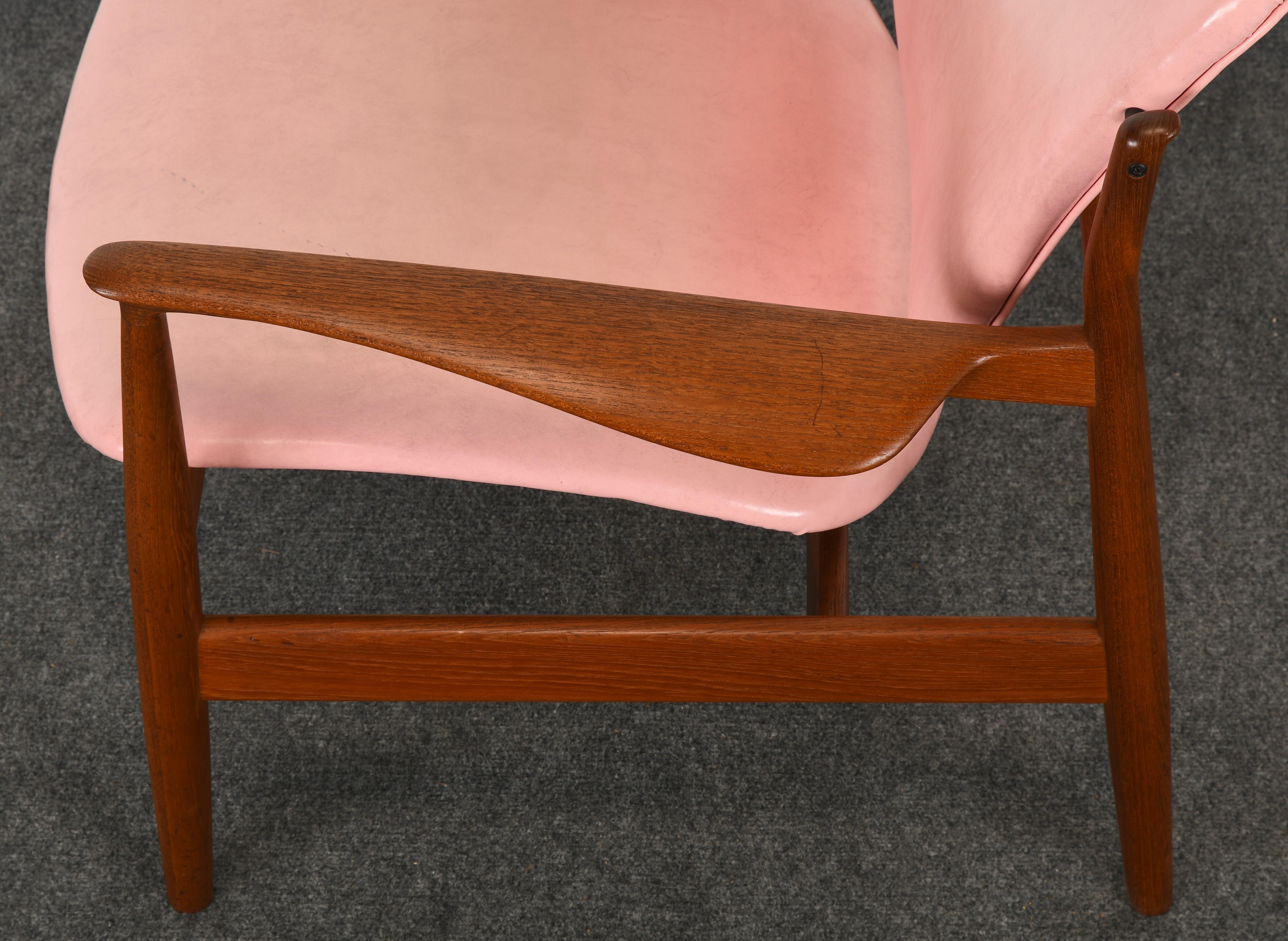 Finn Juhl Danish Teak FD 136 Chair, 1950s 6