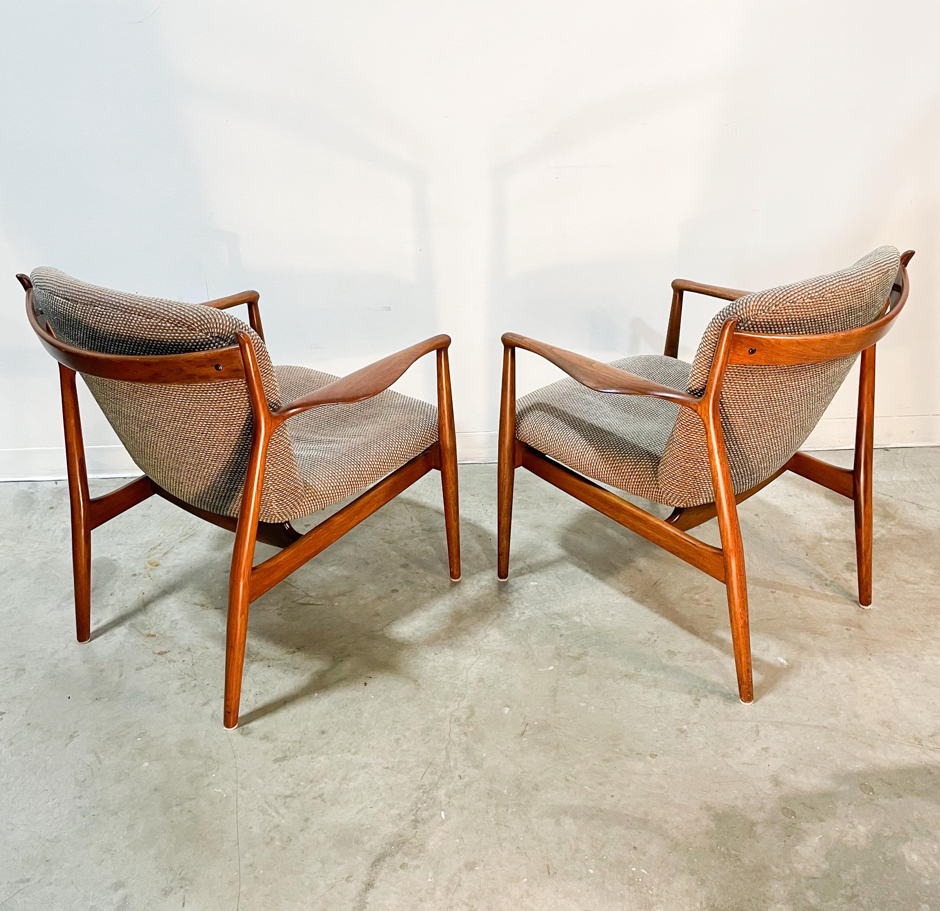 Finn Juhl Delegate Chairs by Baker, 1950s 5