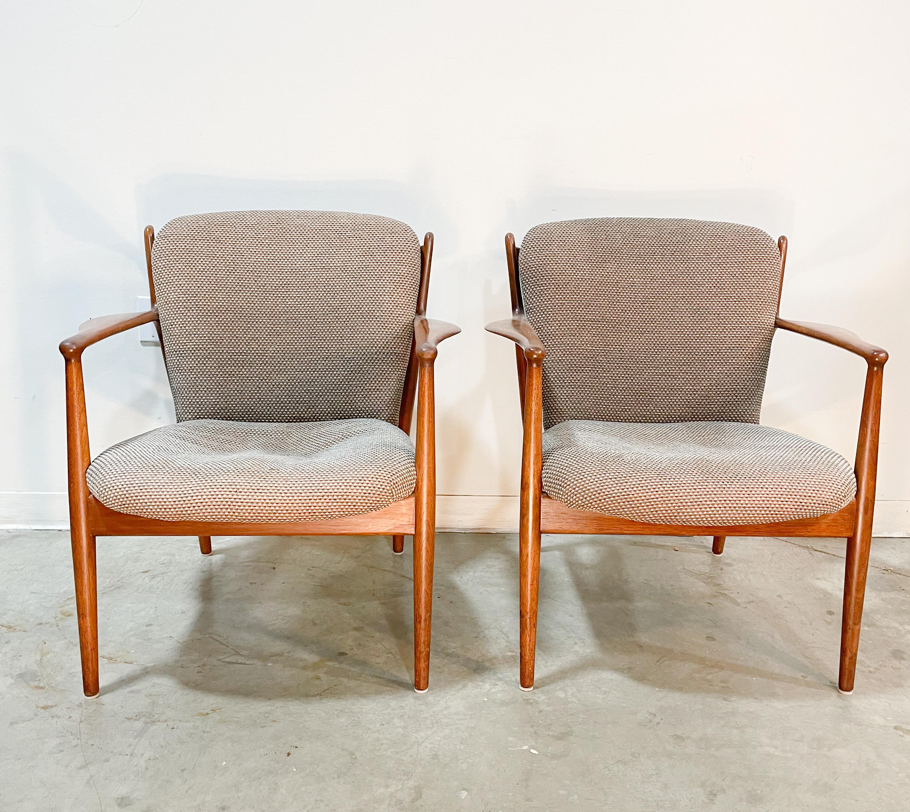 American Finn Juhl Delegate Chairs by Baker, 1950s
