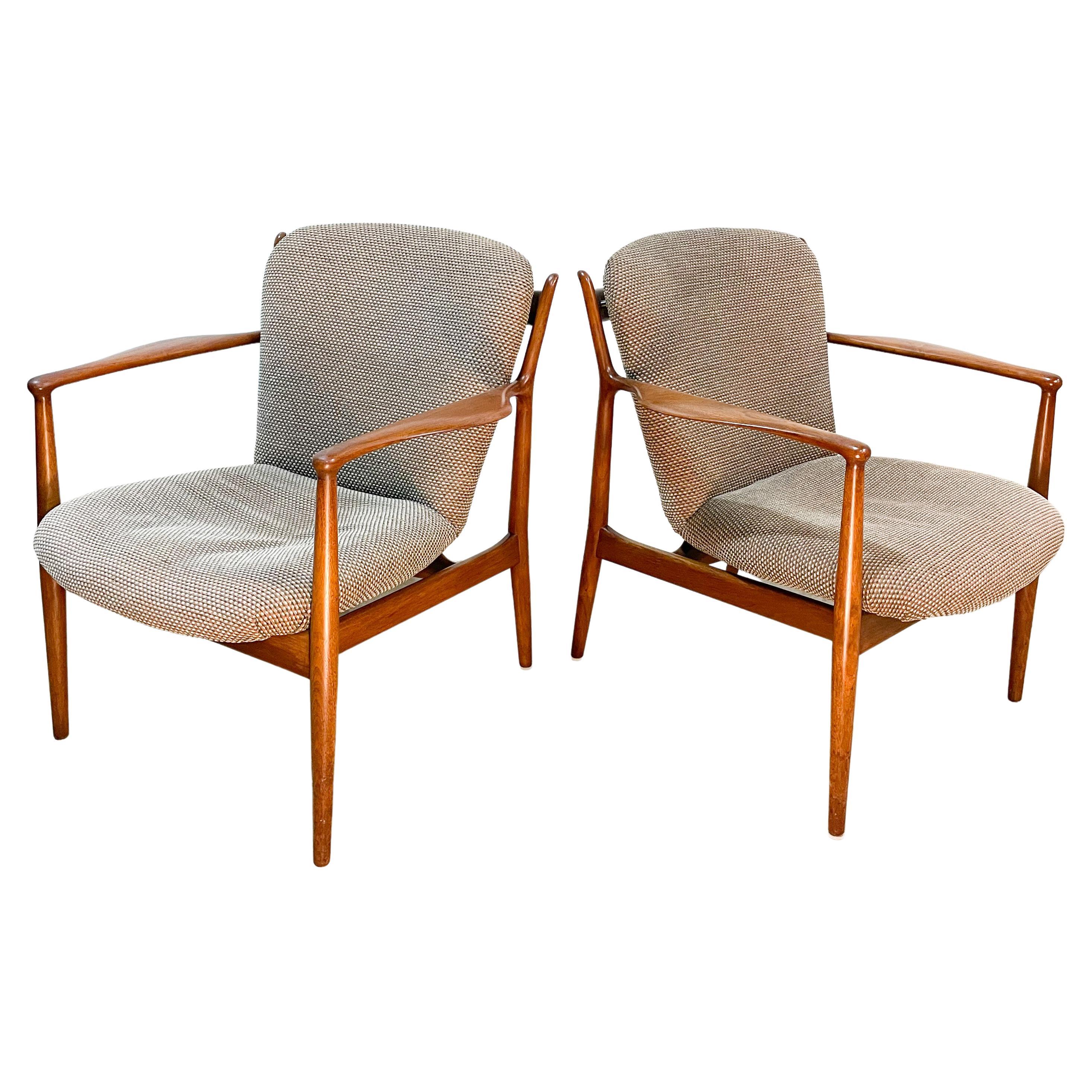 Finn Juhl Delegate Chairs by Baker, 1950s