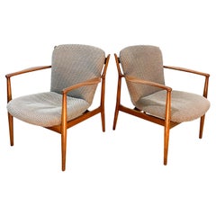 Finn Juhl Delegate Chairs by Baker, 1950s