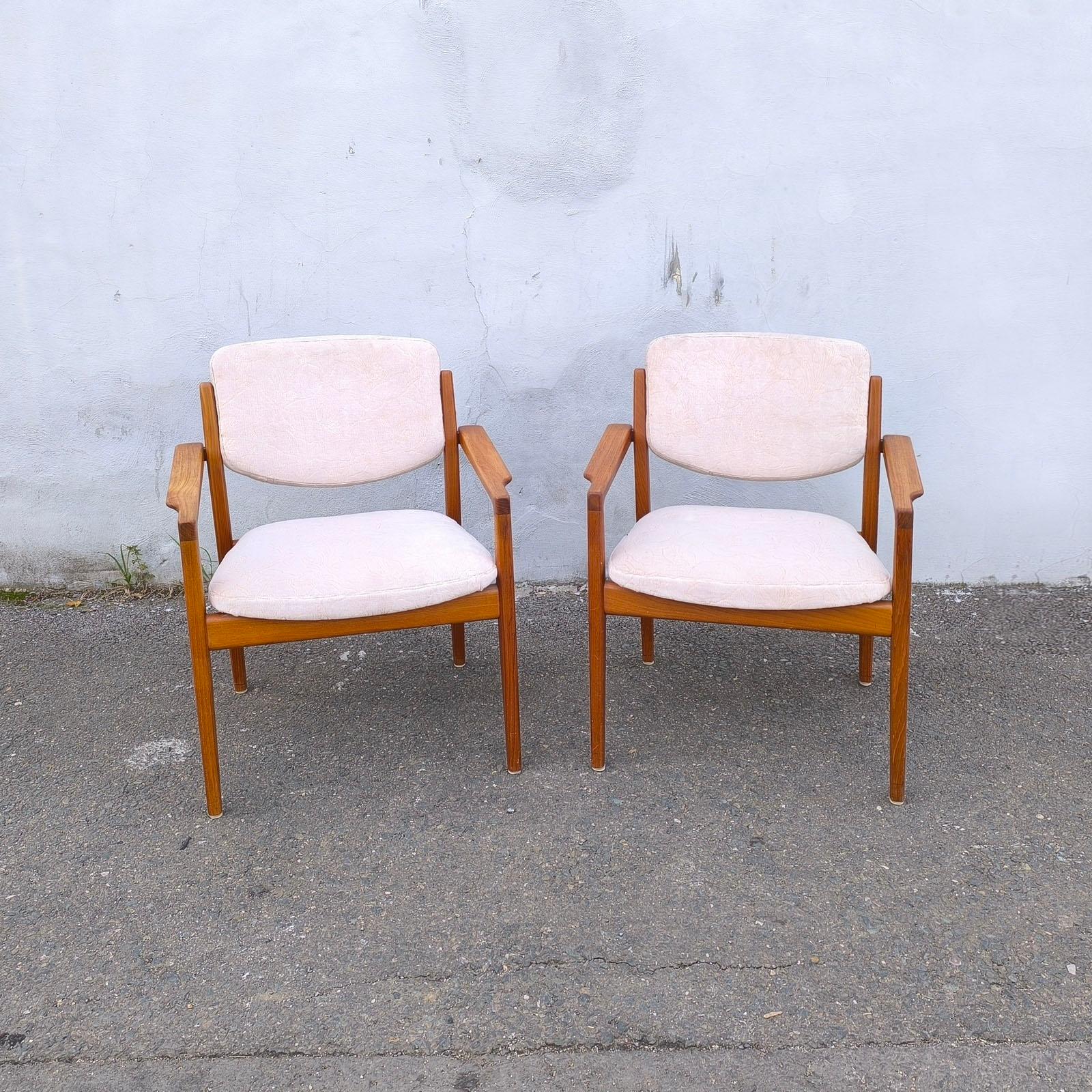 Poltrone Diplomat Finn Juhls Modello 196, France & Søn, anni '60, Raro ritrovamento! in vendita 2