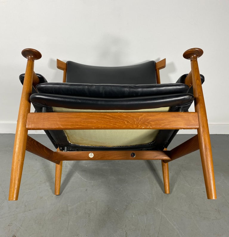 Finn Juhl Easy Chair and Ottoman Bwana by France and Daverkosen