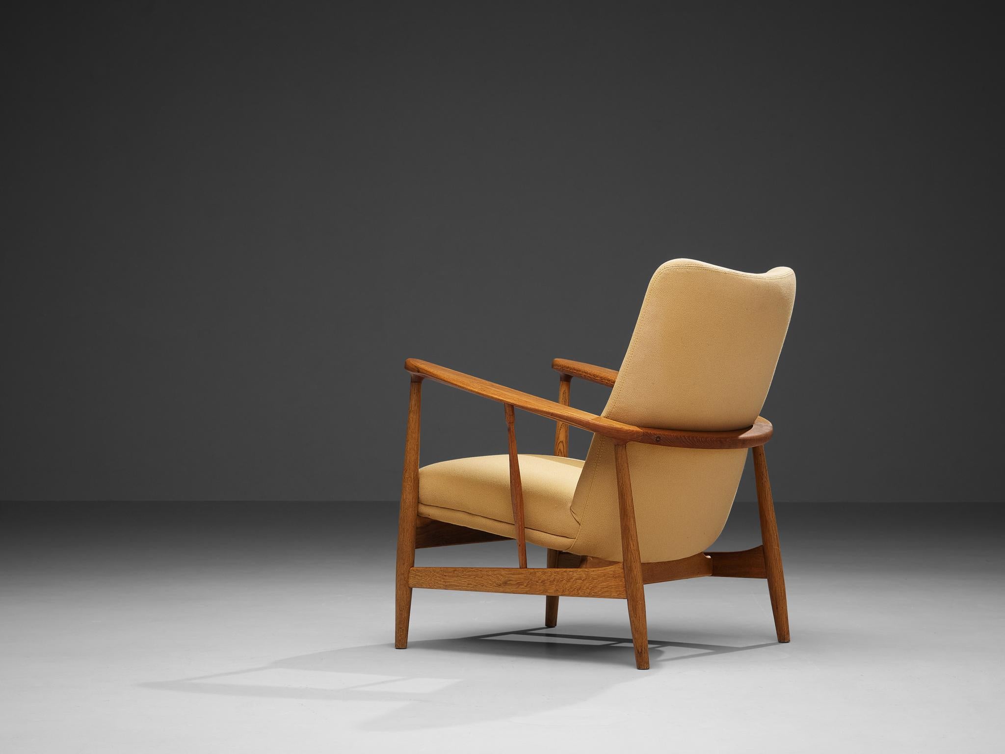 Finn Juhl Easy Chair in Oak and Teak, 1953 4