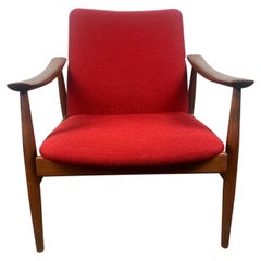 Finn Juhl Easy Chair Model 138 Produced by France & Son in Denmark