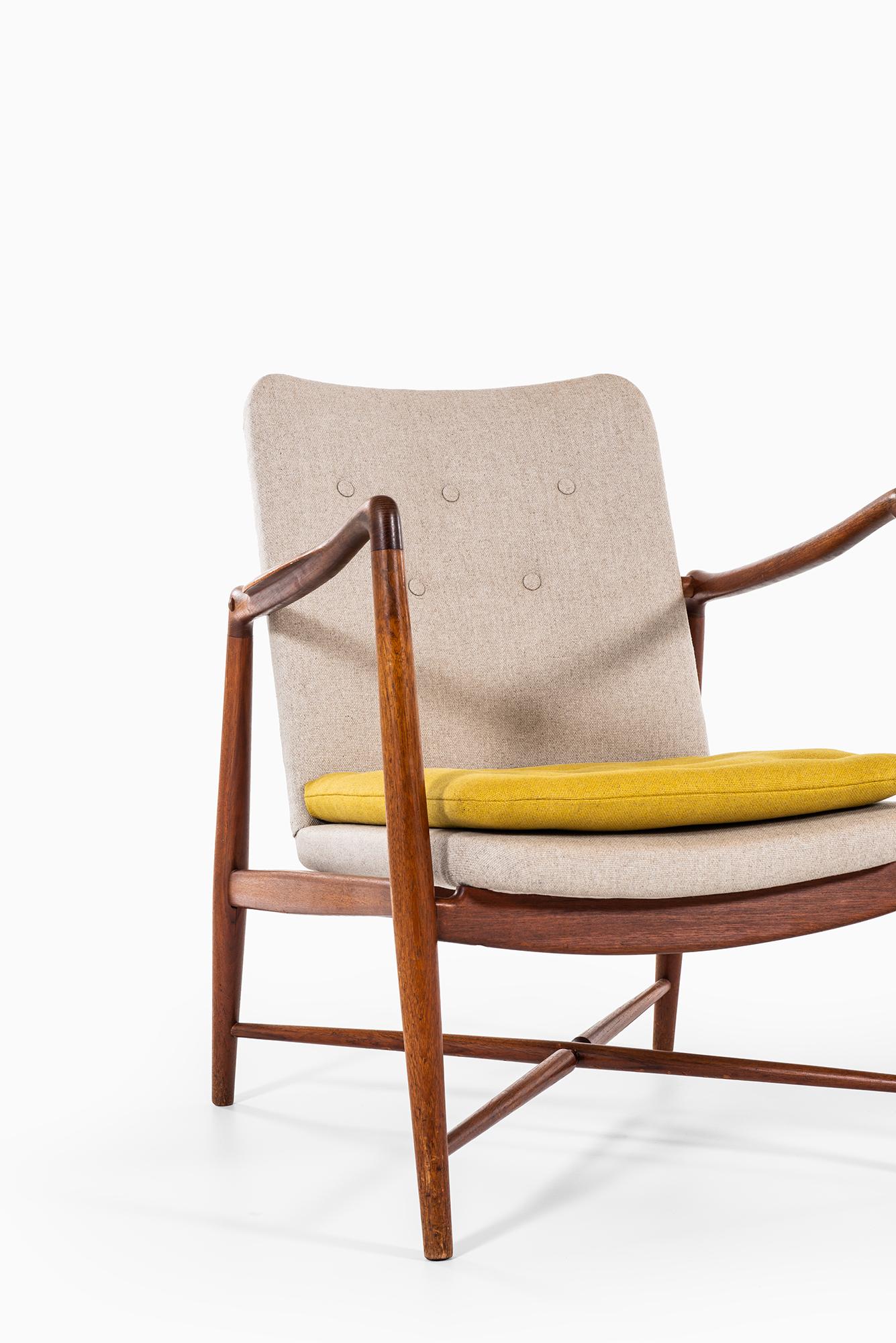 Finn Juhl Easy Chairs Model BO59 by Bovirke in Denmark 3