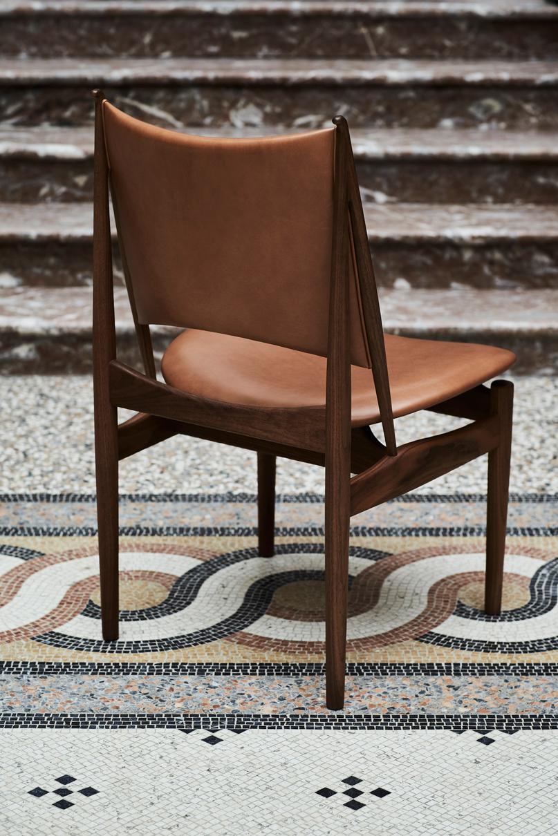 Finn Juhl Egypetian Chair in Wood and Fabric 2