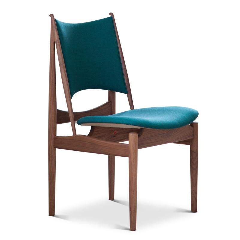 Chaise Egypetian de Finn Juhl en bois et cuir en vente 9