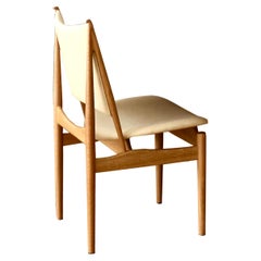 Finn Juhl Egypetian Chair in Wood and Leather