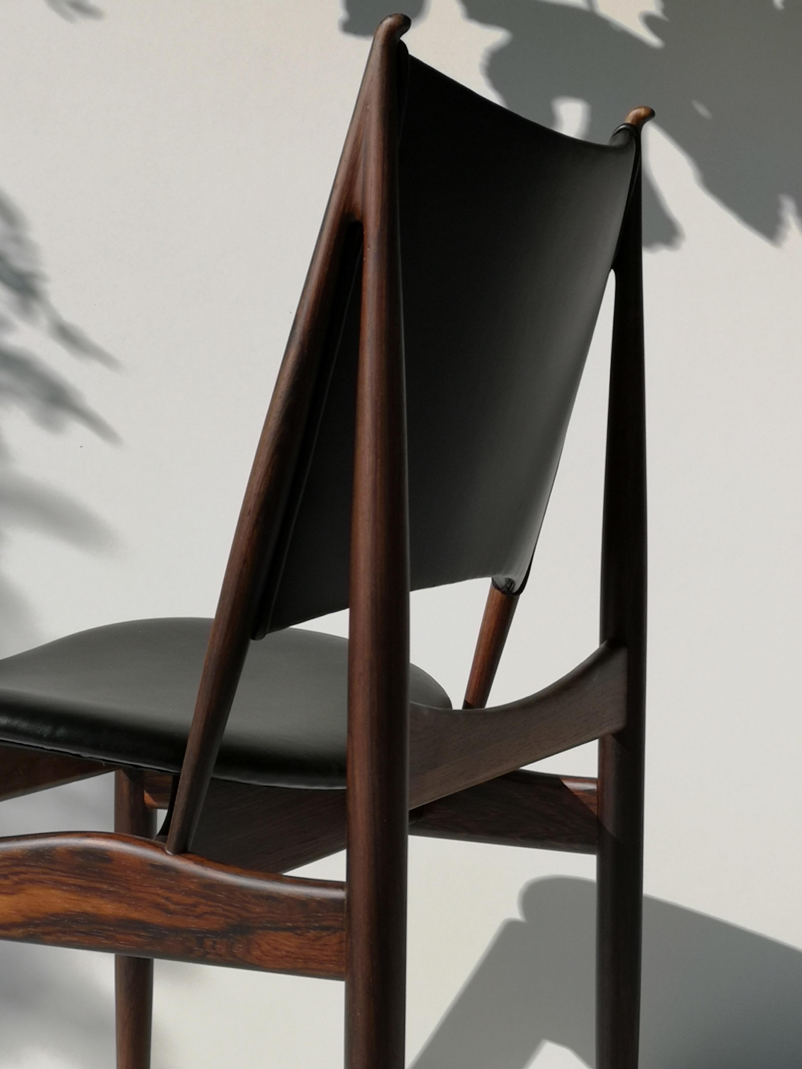 Finn Juhl Egyptian Chair for Neils Vodder For Sale 3