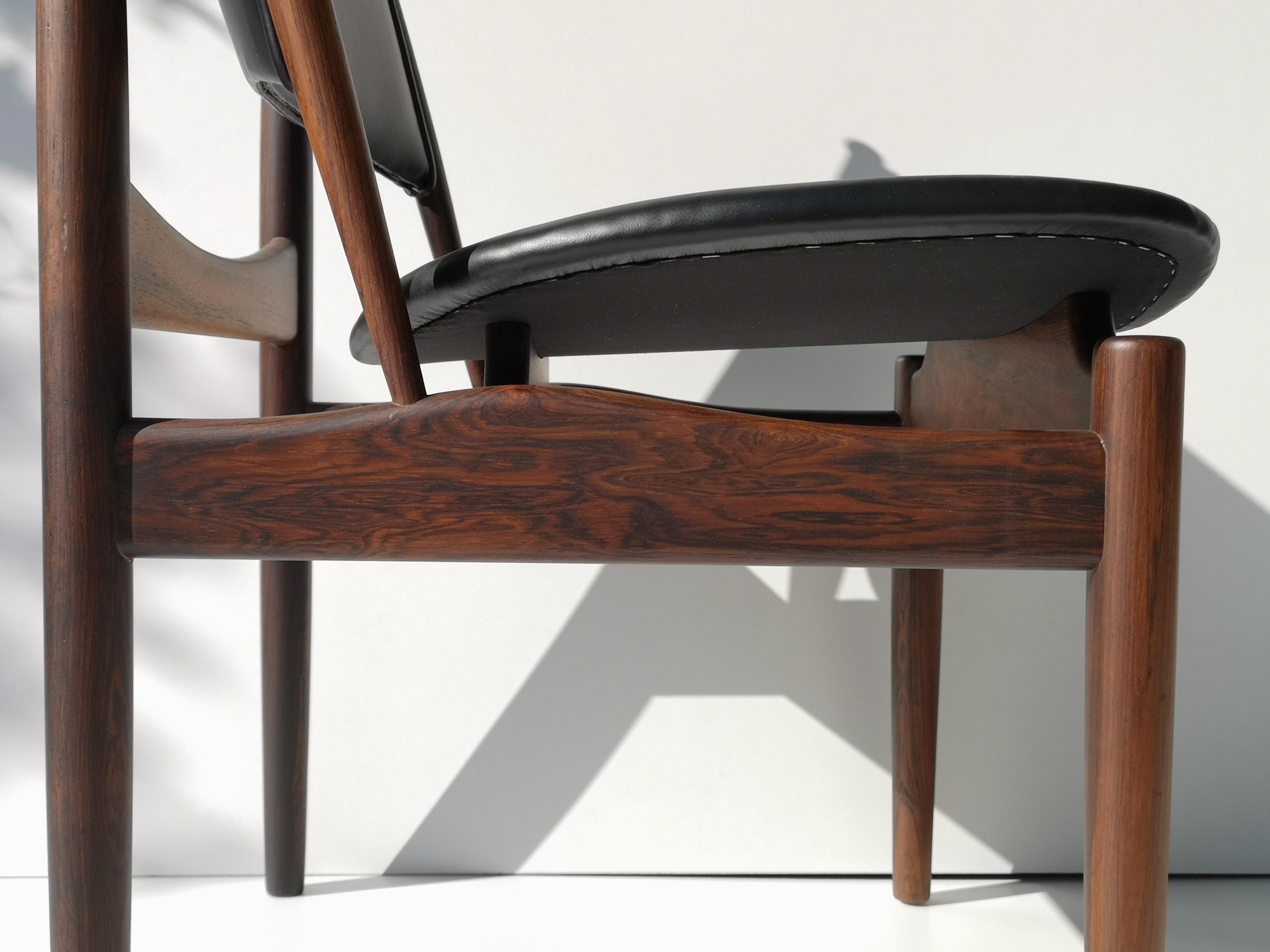 Scandinavian Modern Finn Juhl Egyptian Chair for Neils Vodder For Sale
