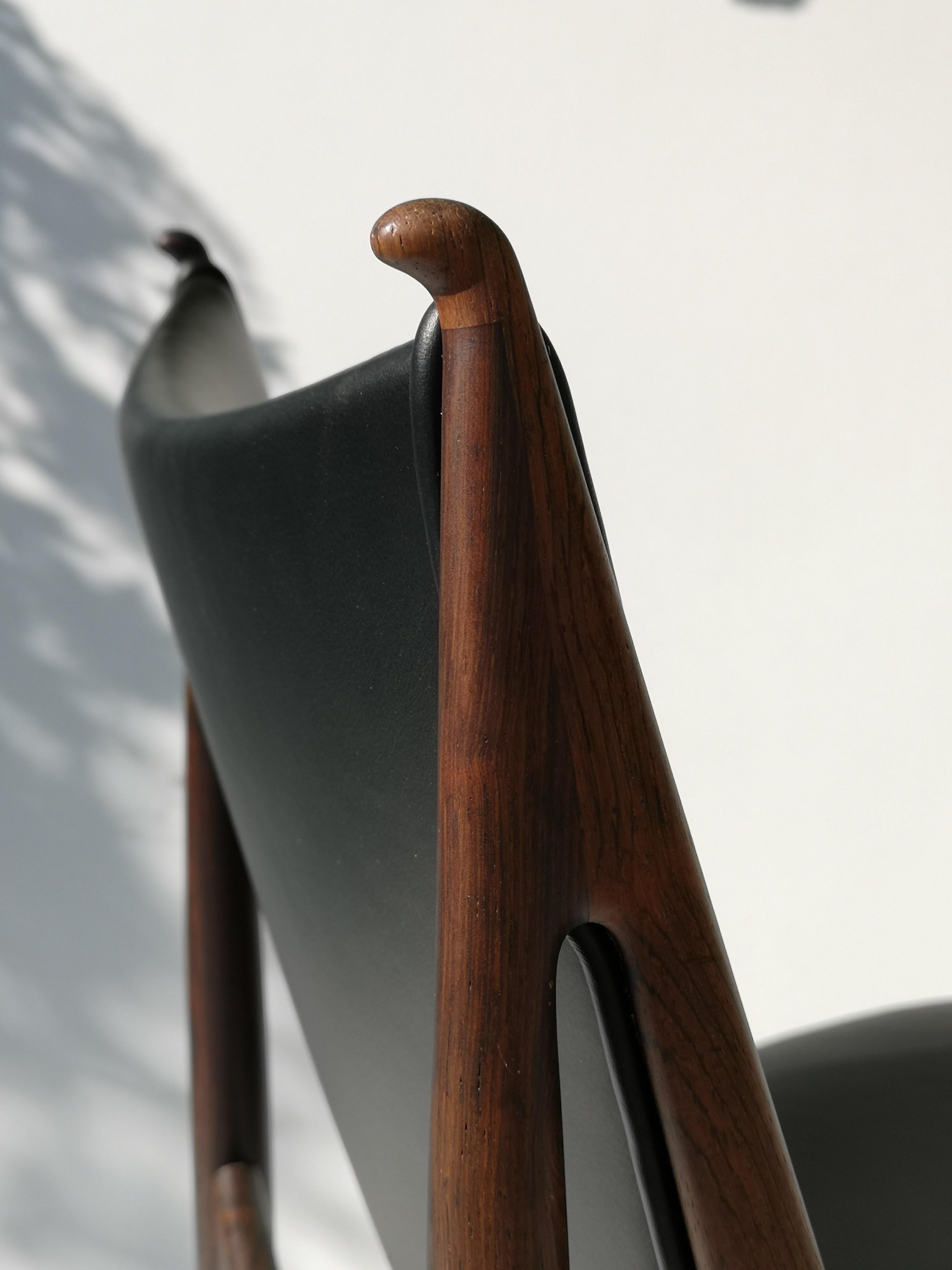 20th Century Finn Juhl Egyptian Chair for Neils Vodder For Sale