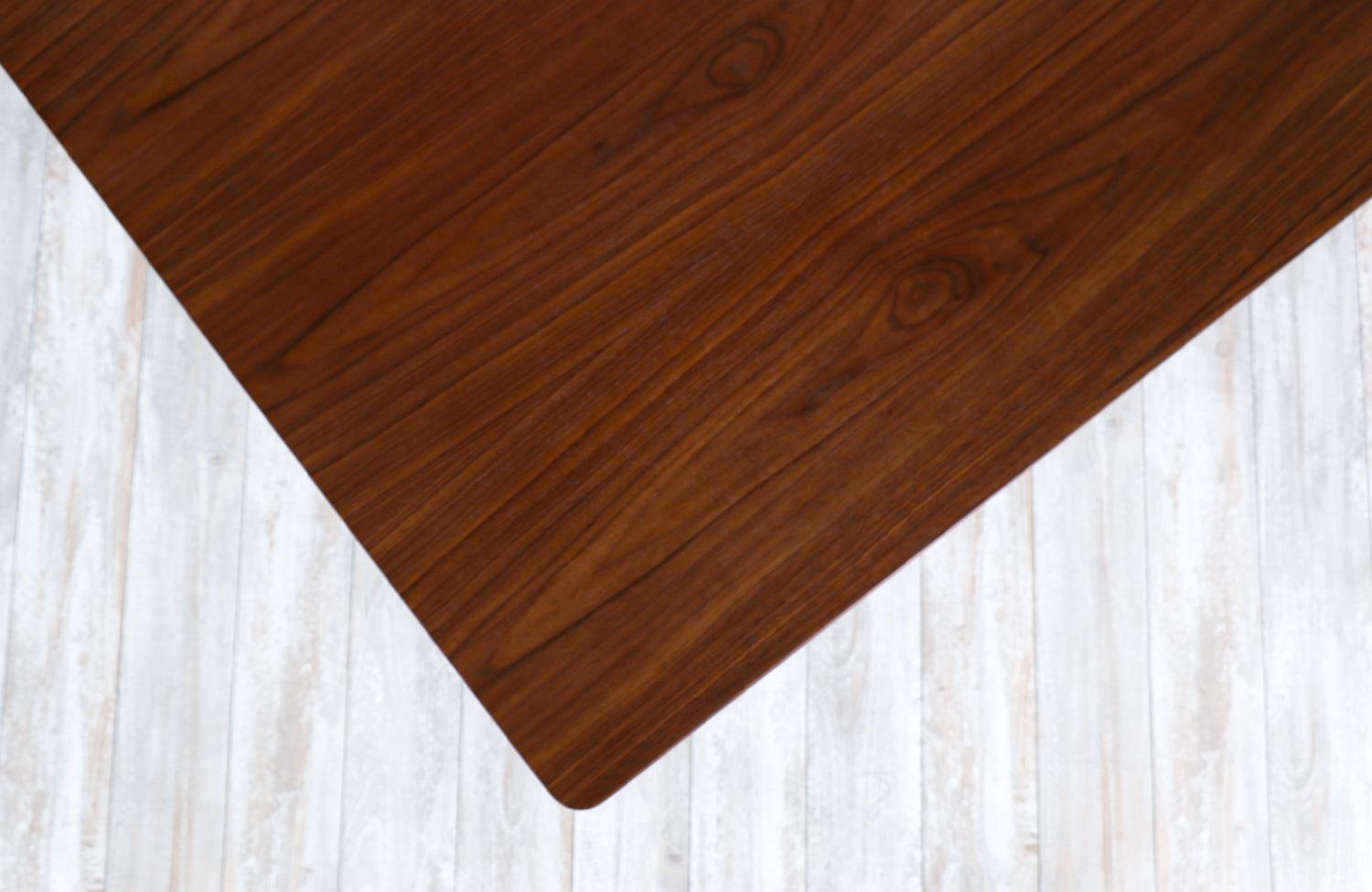 Finn Juhl Executive Walnut Desk with Original Caning for Baker Furniture 1