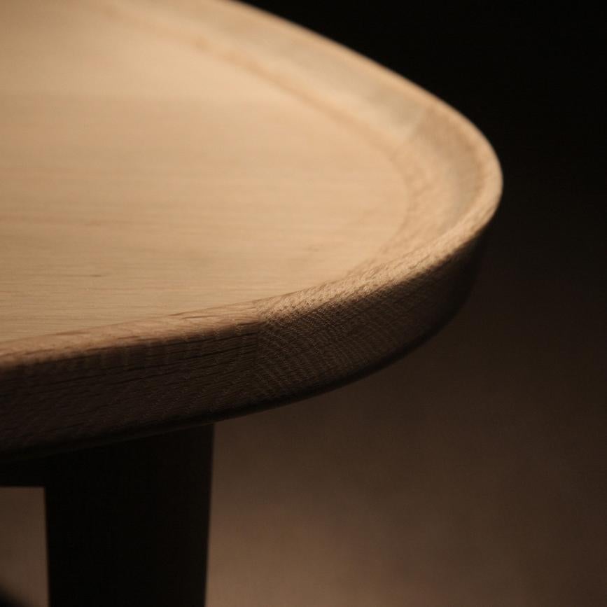 Contemporary Finn Juhl Eye Side Table, Wood