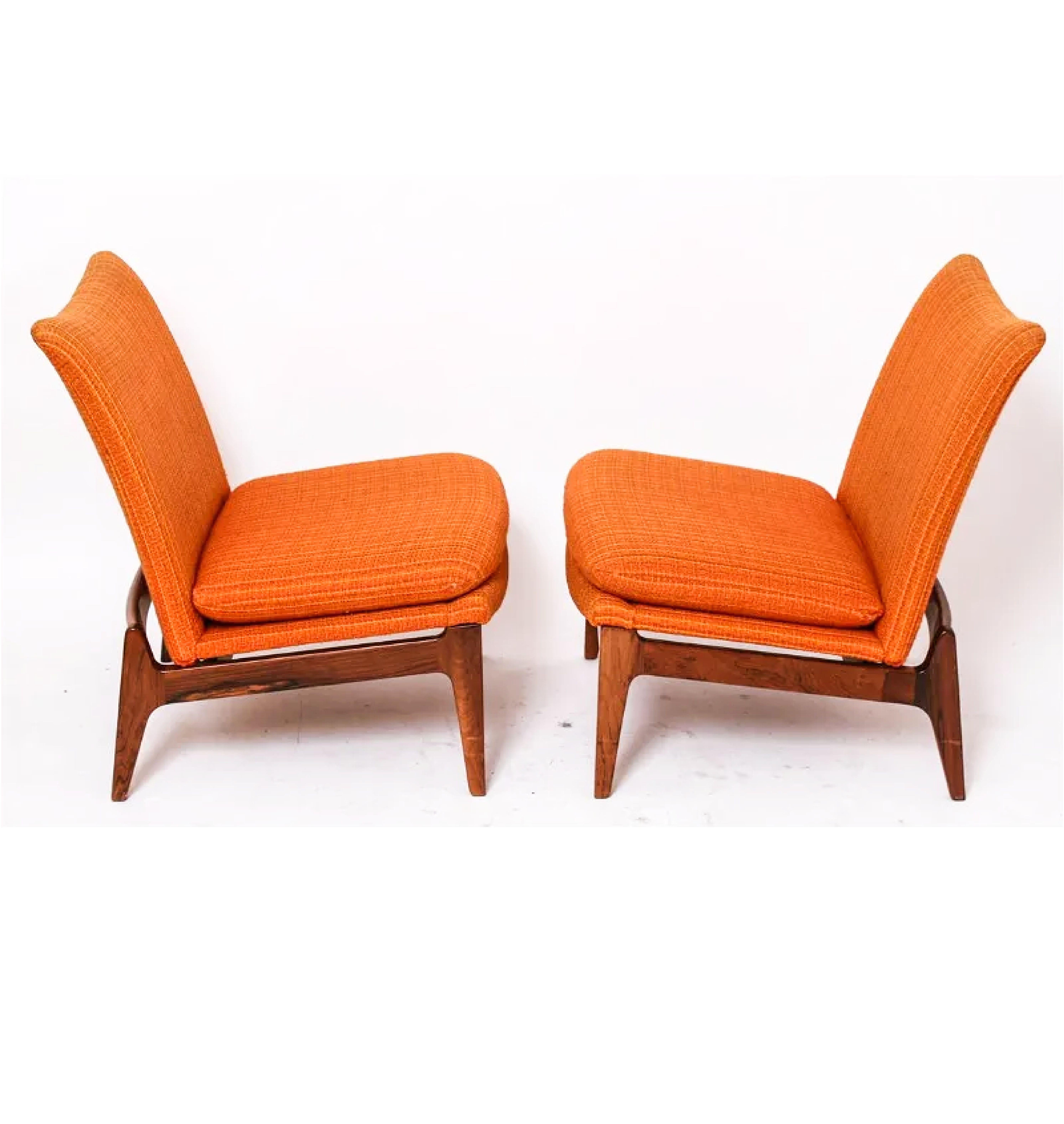 Mid-20th Century Finn Juhl FD 112 Lounge Chair, Rosewood, Cado, France & Søn, 1960s, Denmark For Sale
